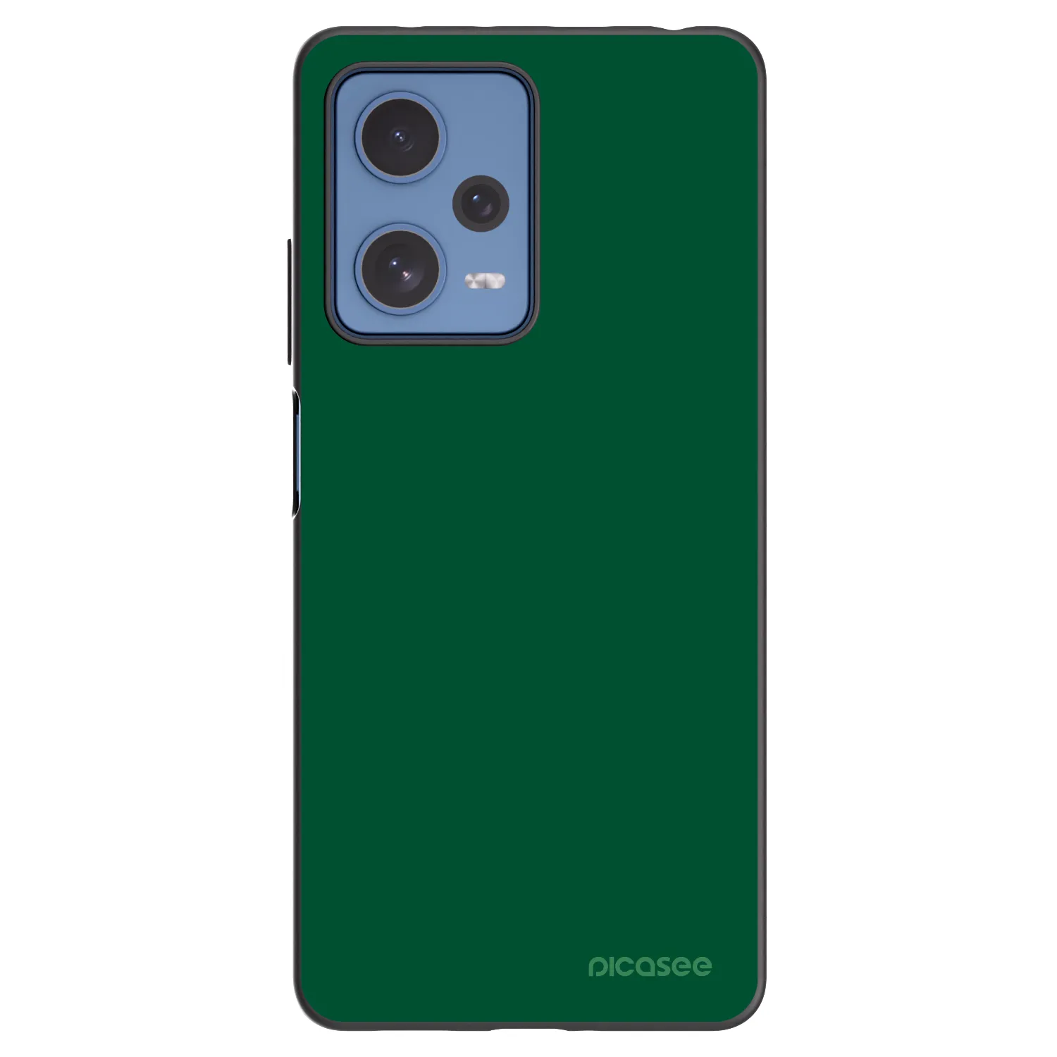 Picasee crna silikonska maskica za Xiaomi Redmi Note 12 Pro 5G - Green Gleam
