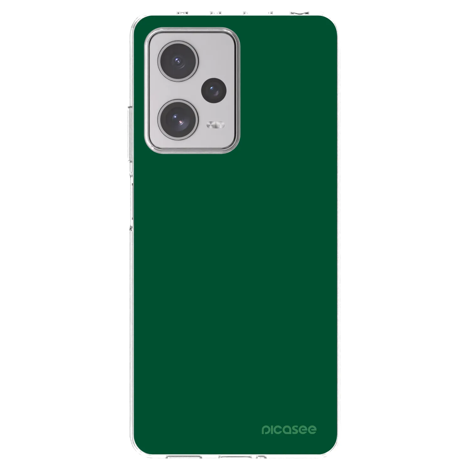 Picasee silikonska prozirna maskica za Xiaomi Redmi Note 12 Pro+ 5G - Green Gleam