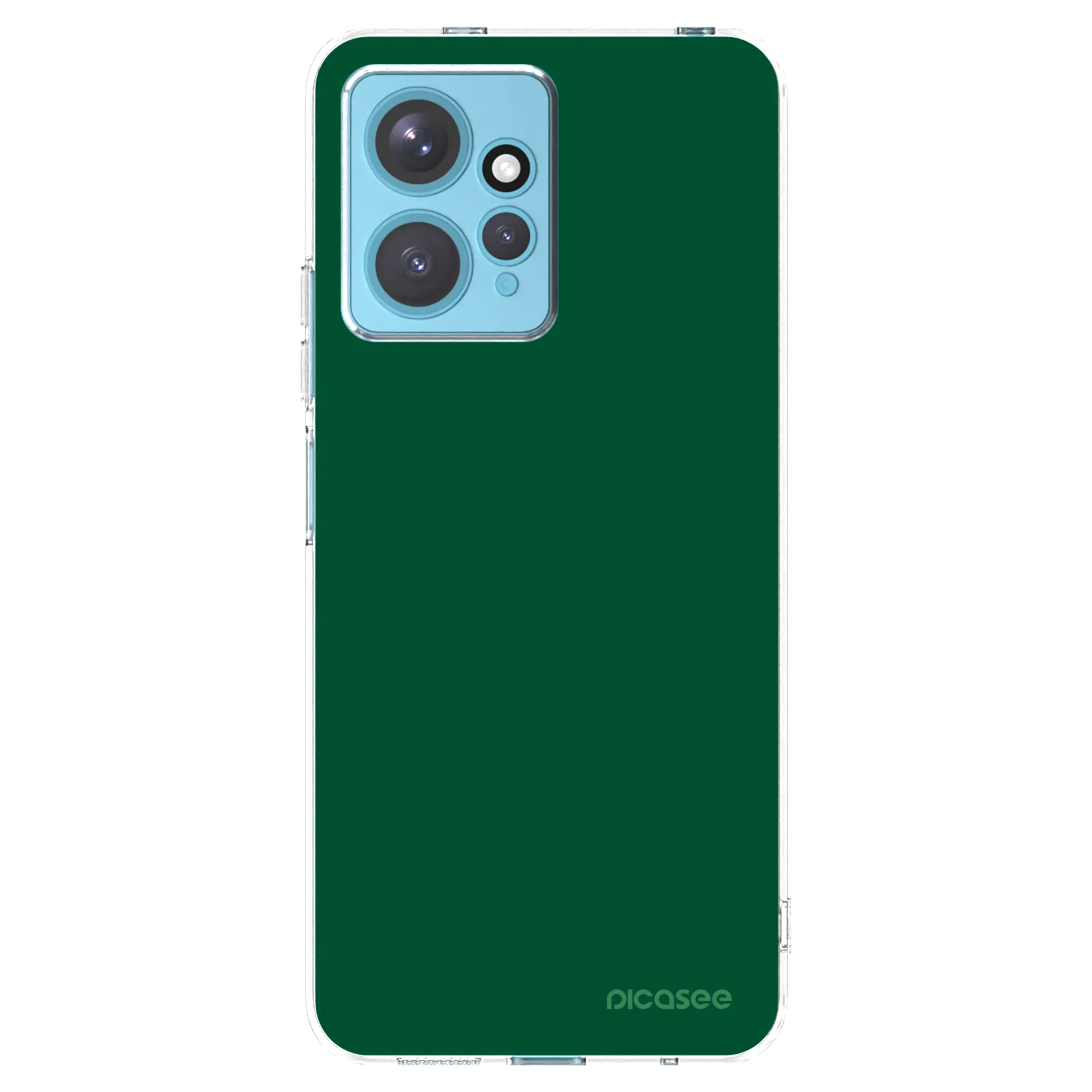 Picasee silikonska prozirna maskica za Xiaomi Redmi Note 12 4G - Green Gleam
