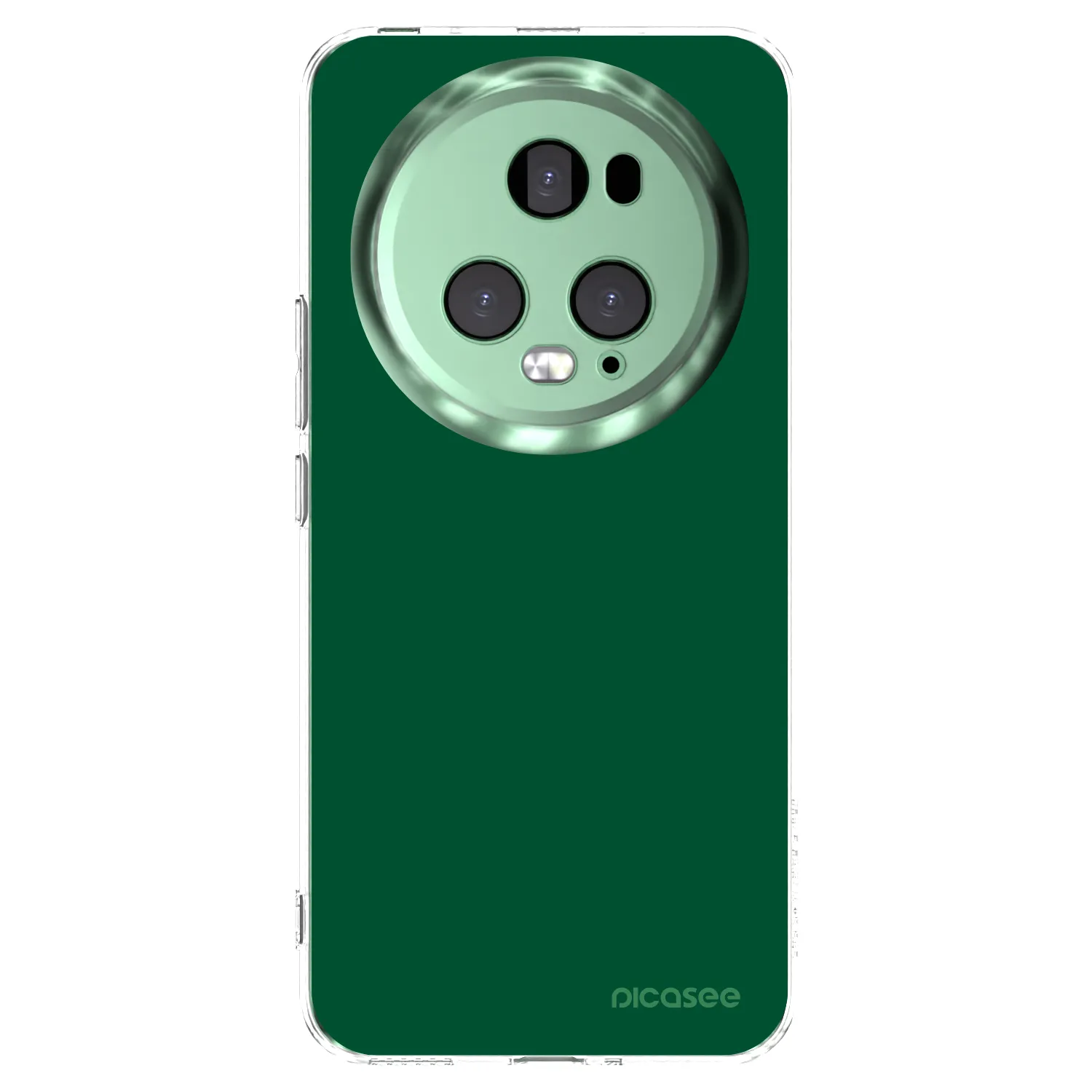 Picasee silikonska prozirna maskica za Honor Magic5 Pro - Green Gleam