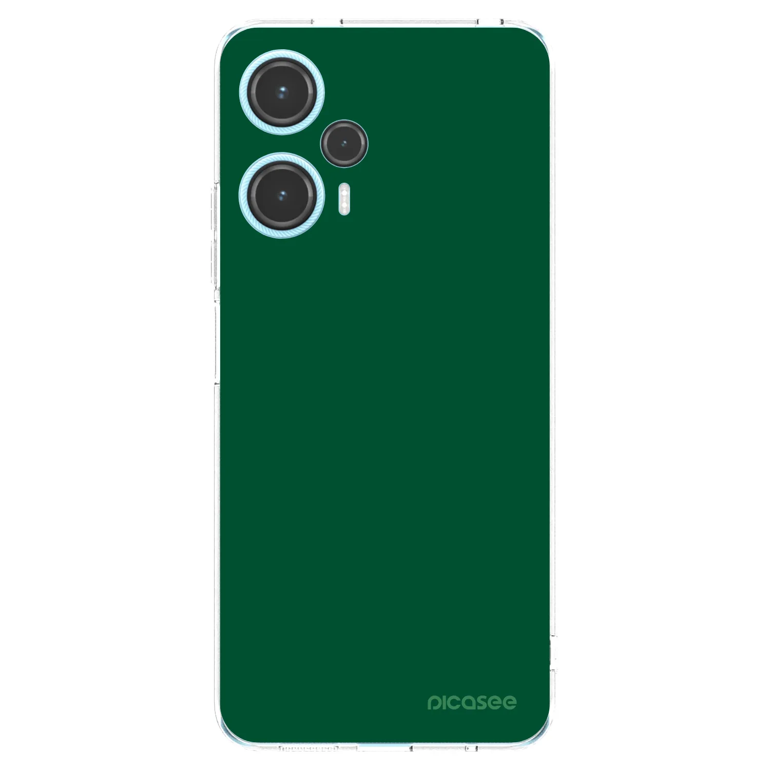 Picasee silikonska prozirna maskica za Xiaomi Poco F5 - Green Gleam