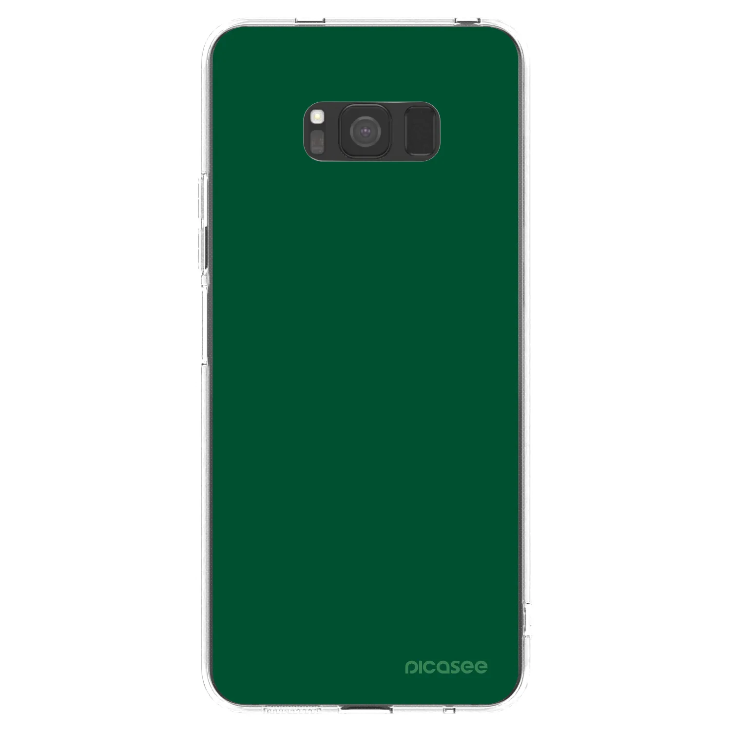 Picasee silikonska prozirna maskica za Samsung Galaxy S8 G950F - Green Gleam