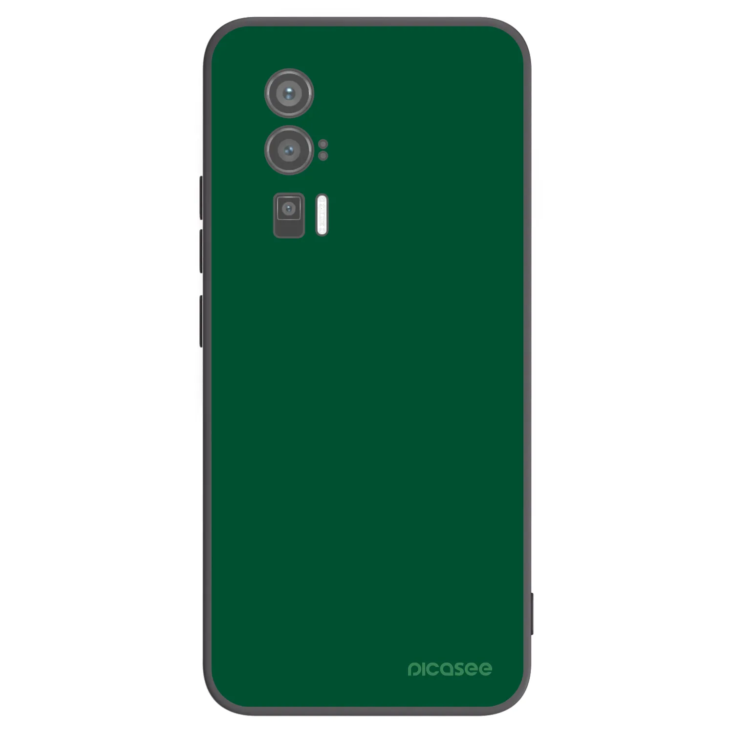 Picasee crna silikonska maskica za Xiaomi Poco F5 Pro 5G - Green Gleam