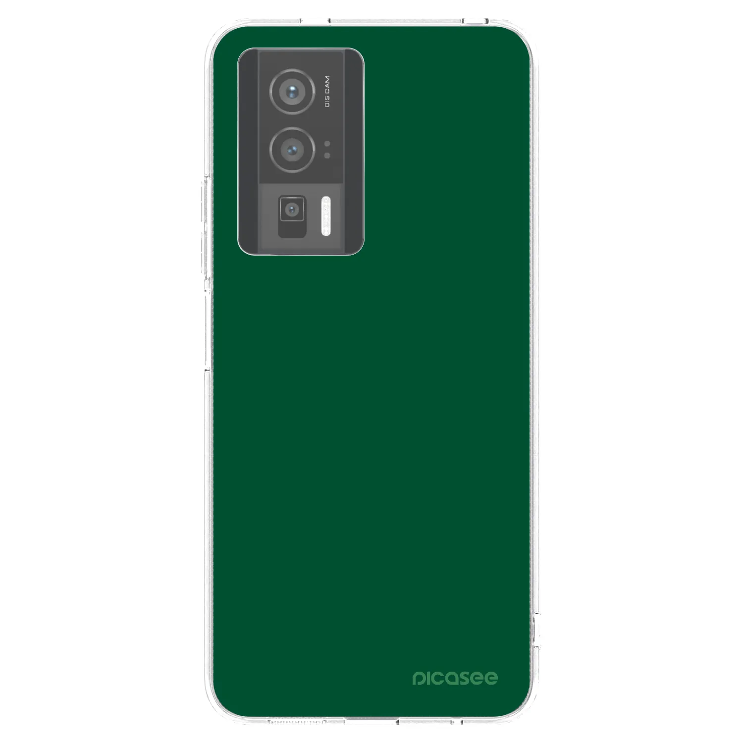 Picasee silikonska prozirna maskica za Xiaomi Poco F5 Pro 5G - Green Gleam