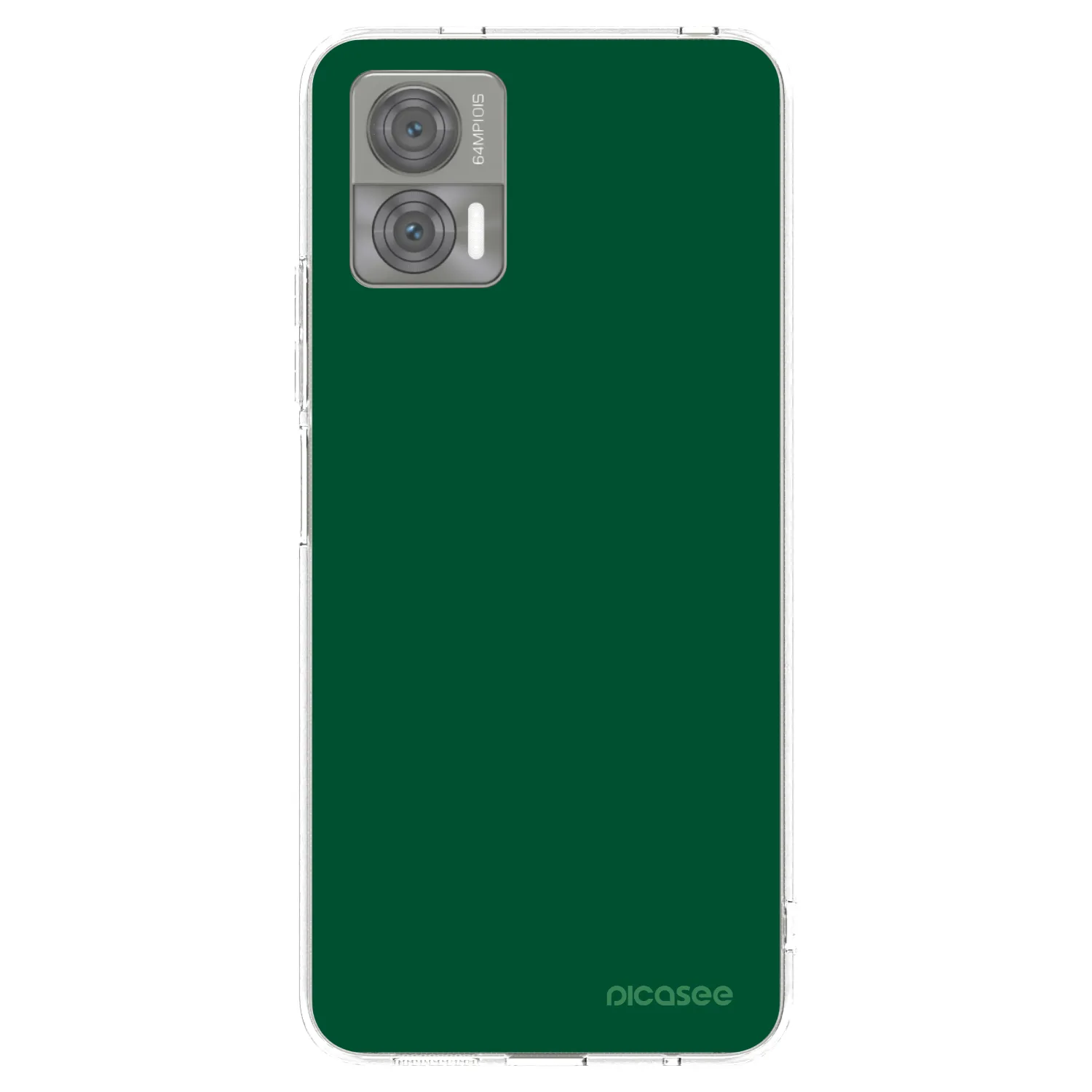 Picasee silikonska prozirna maskica za Motorola Edge 30 Neo - Green Gleam