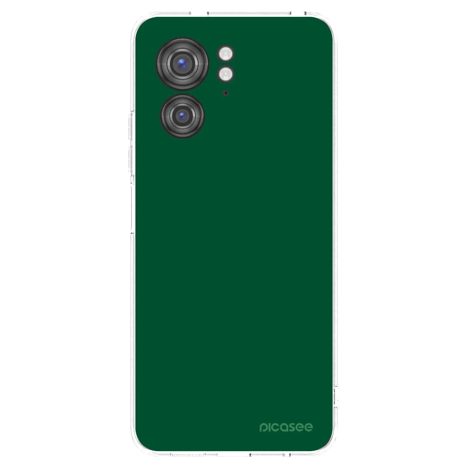 Picasee silikonska prozirna maskica za Motorola Edge 40 - Green Gleam
