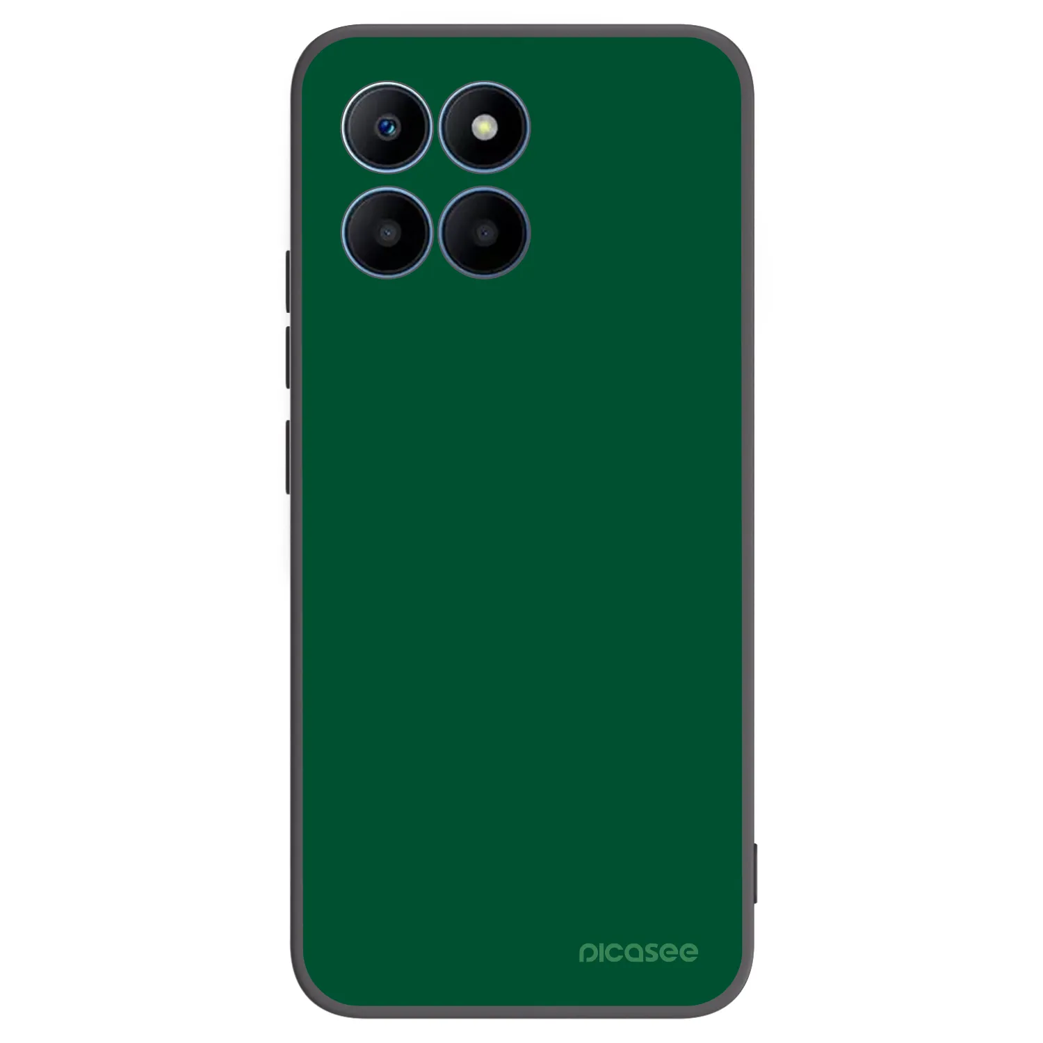 Picasee crna silikonska maskica za Honor 70 Lite - Green Gleam