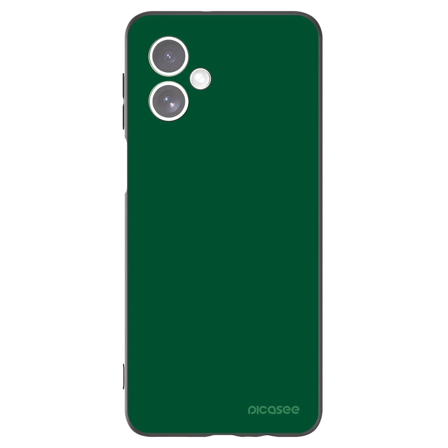 Picasee crna silikonska maskica za Motorola Moto G54 5G - Green Gleam