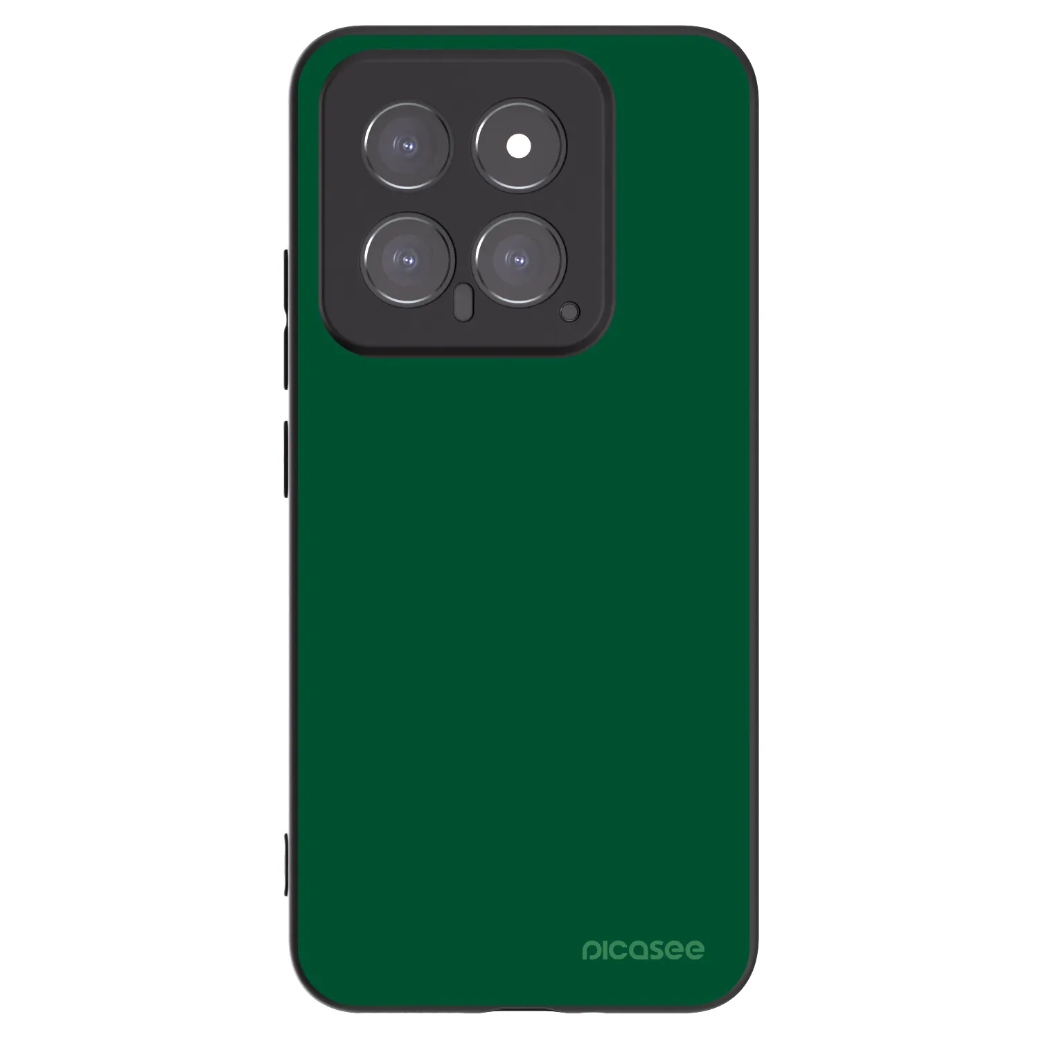 Picasee crna silikonska maskica za Xiaomi 14 - Green Gleam