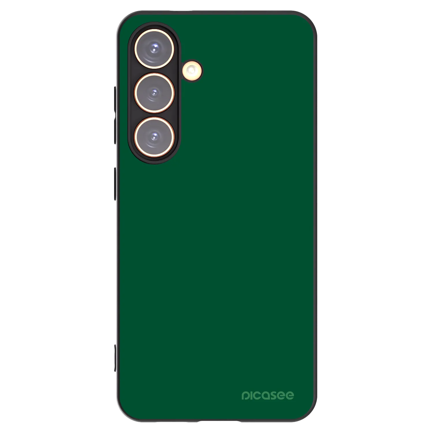Picasee crna silikonska maskica za Samsung Galaxy S24 S921B 5G - Green Gleam
