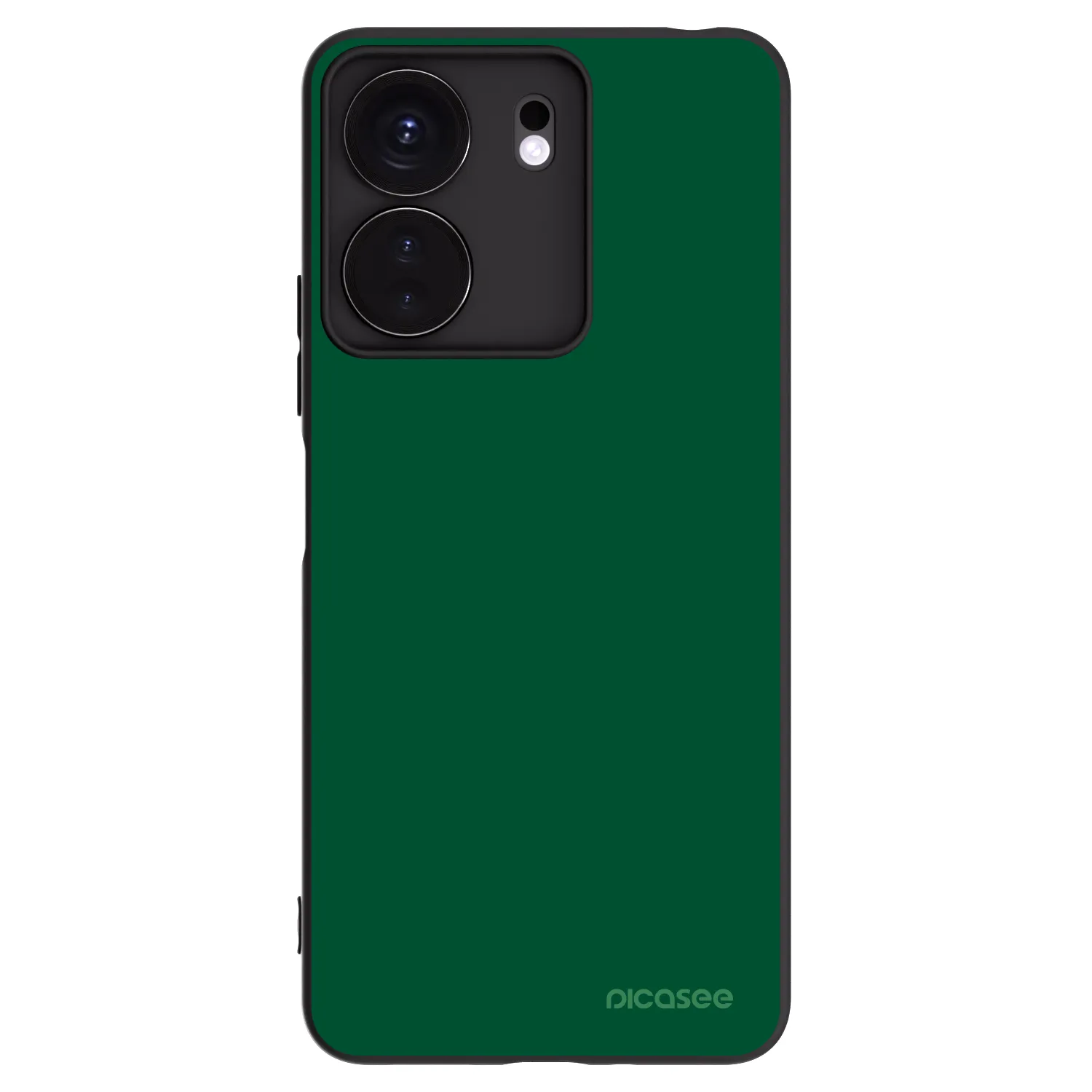 Picasee crna silikonska maskica za Xiaomi Redmi 13C 4G - Green Gleam