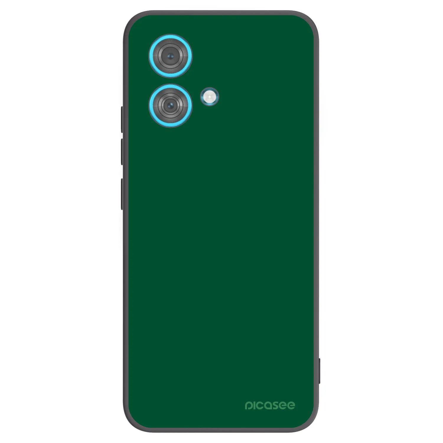 Picasee crna silikonska maskica za Motorola Edge 40 Neo - Green Gleam