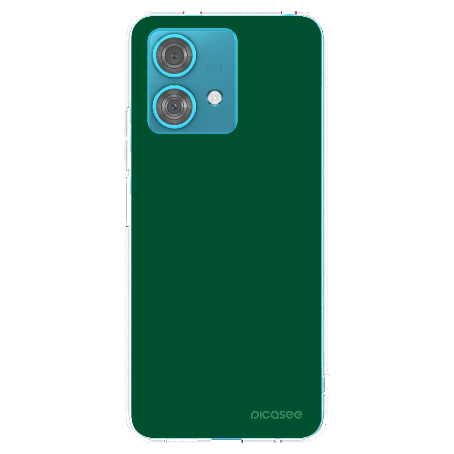 Picasee silikonska prozirna maskica za Motorola Edge 40 Neo - Green Gleam