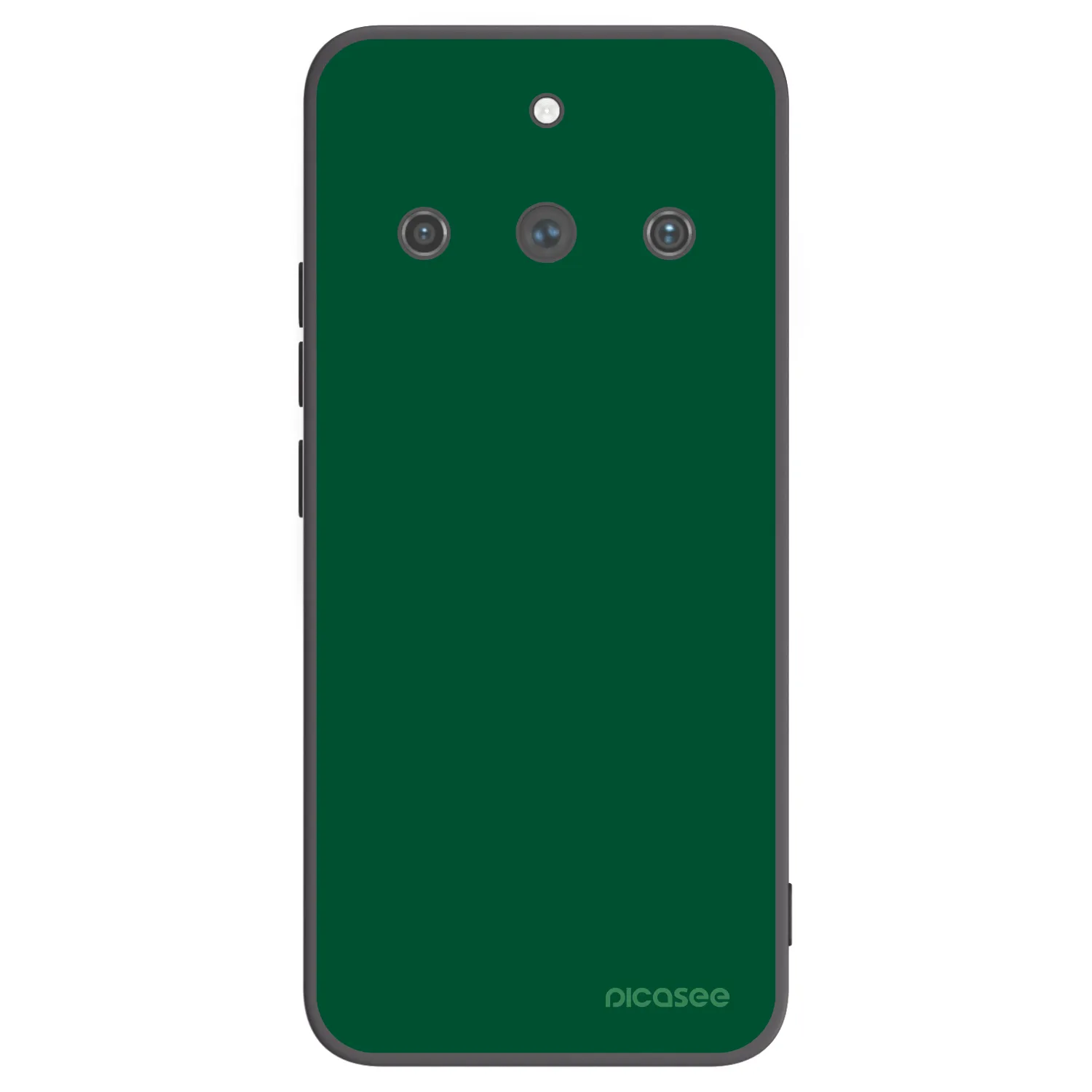 Picasee crna silikonska maskica za Realme 11 Pro+ - Green Gleam