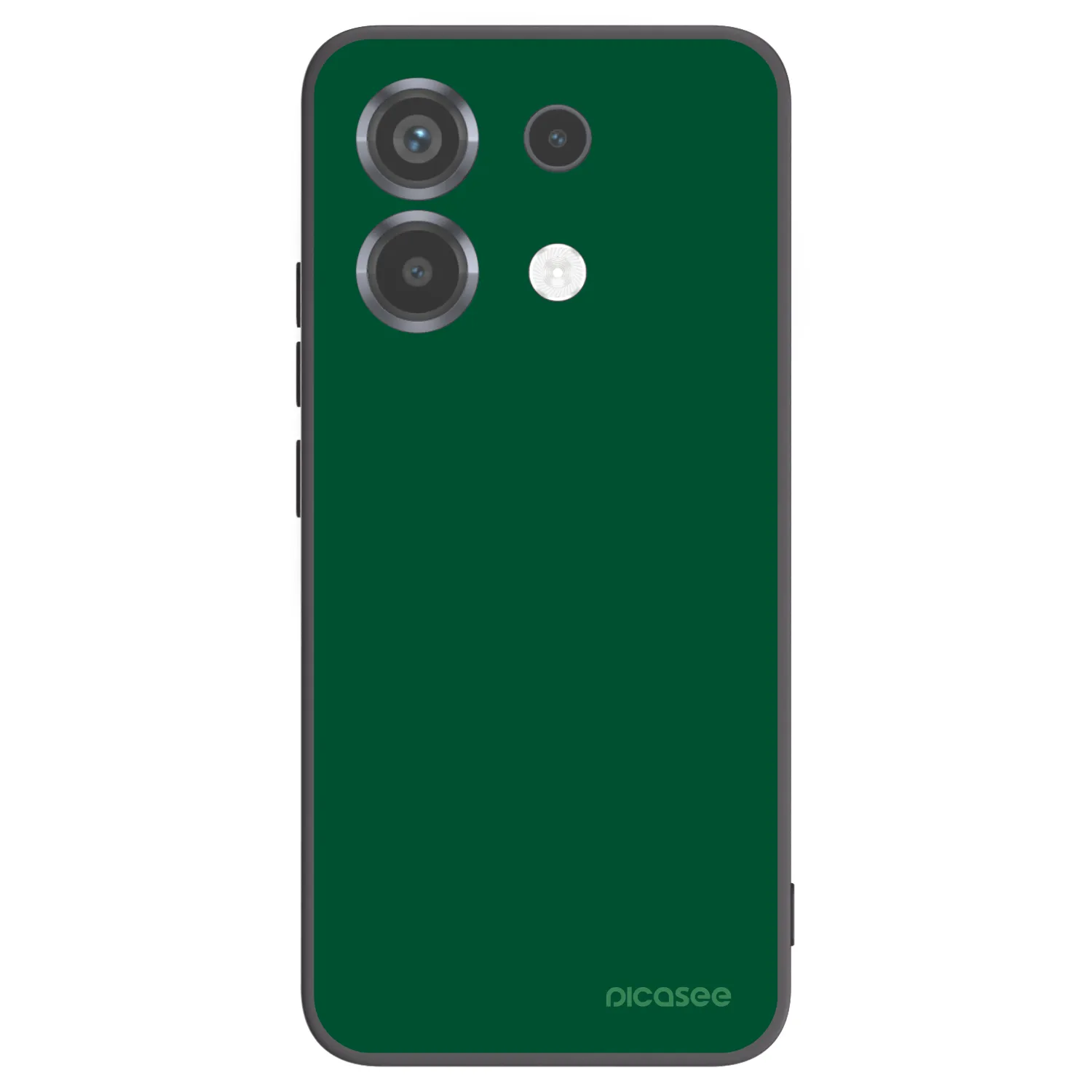 Picasee crna silikonska maskica za Xiaomi Poco X6 - Green Gleam