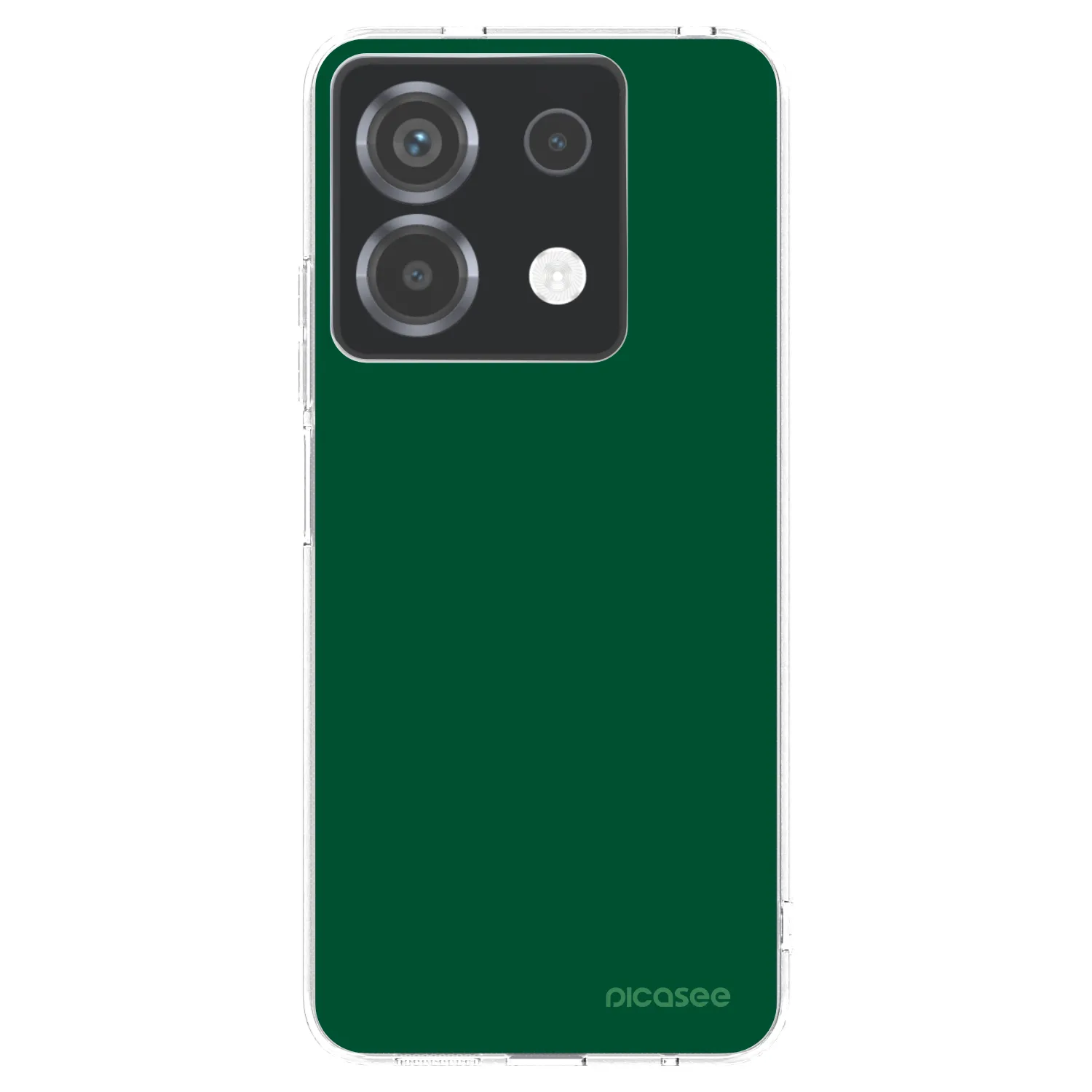 Picasee silikonska prozirna maskica za Xiaomi Poco X6 - Green Gleam