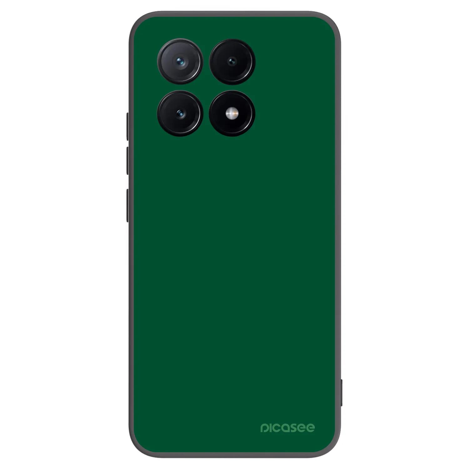 Picasee crna silikonska maskica za Xiaomi Poco X6 Pro - Green Gleam