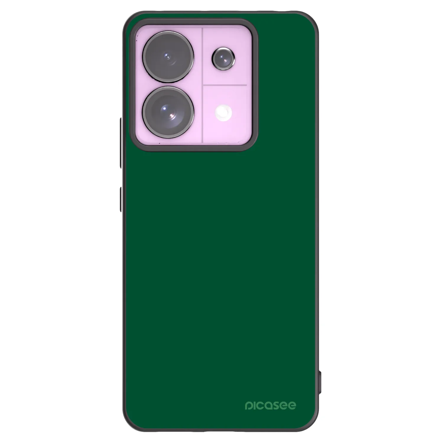 Picasee crna silikonska maskica za Xiaomi Redmi Note 13 Pro 5G - Green Gleam