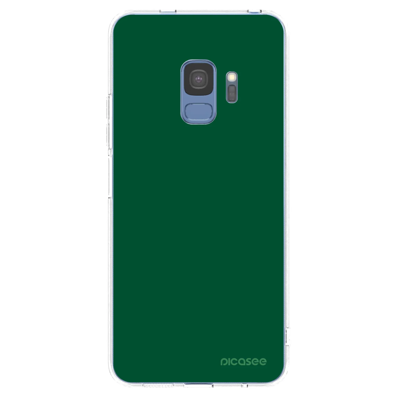 Picasee silikonska prozirna maskica za Samsung Galaxy S9 G960F - Green Gleam