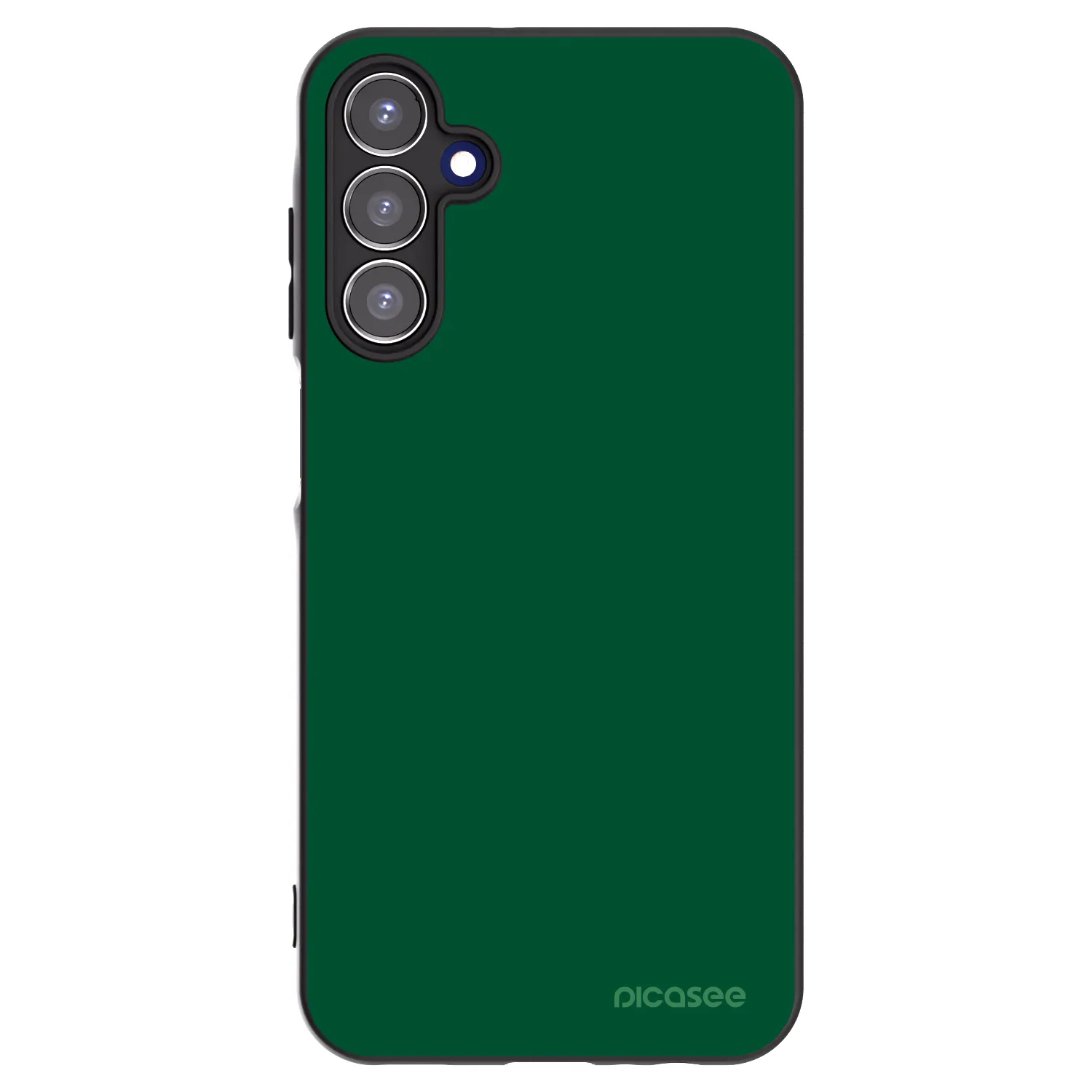 Picasee crna silikonska maskica za Samsung Galaxy A15 A155F 4G - Green Gleam