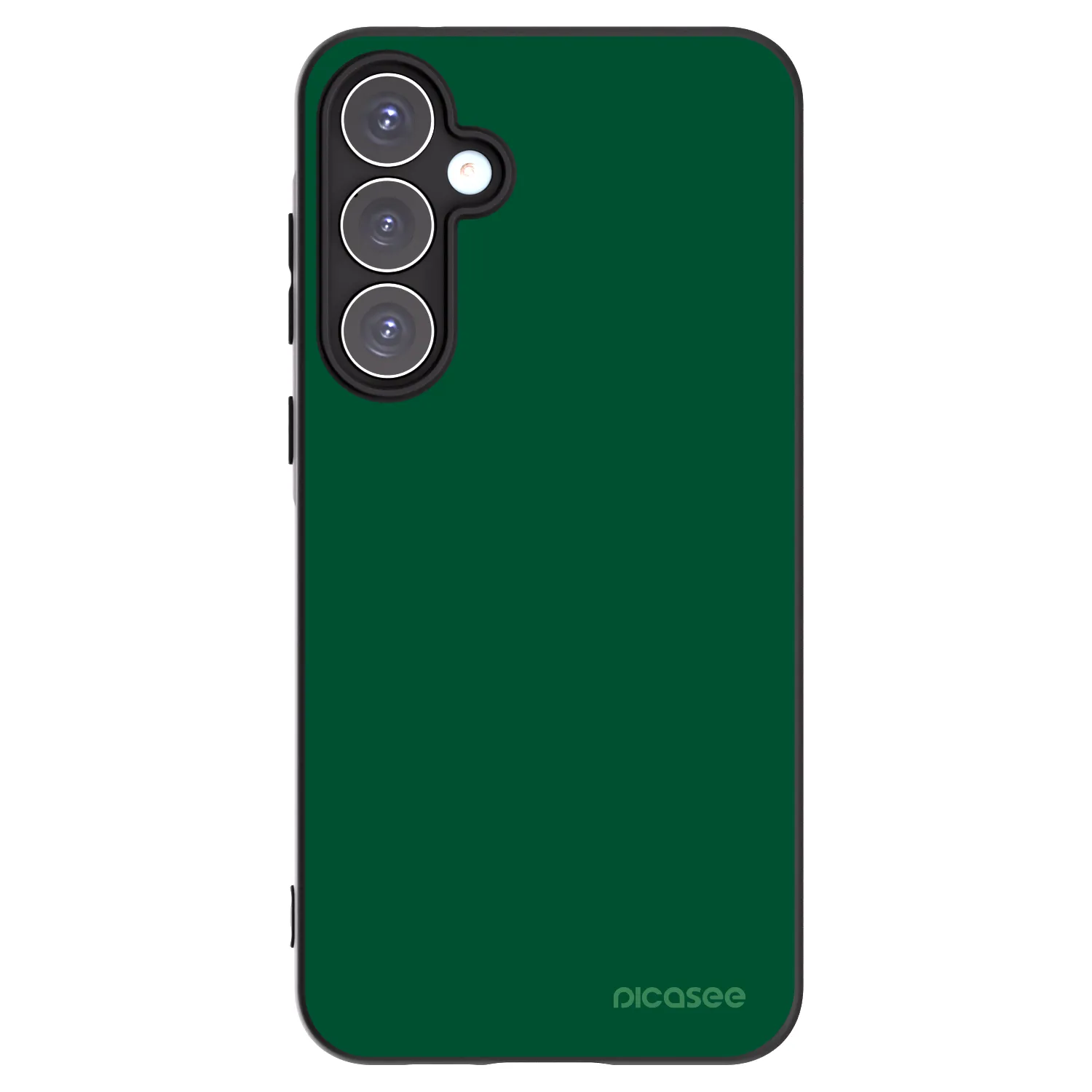 Picasee crna silikonska maskica za Samsung Galaxy A55 5G A556B - Green Gleam