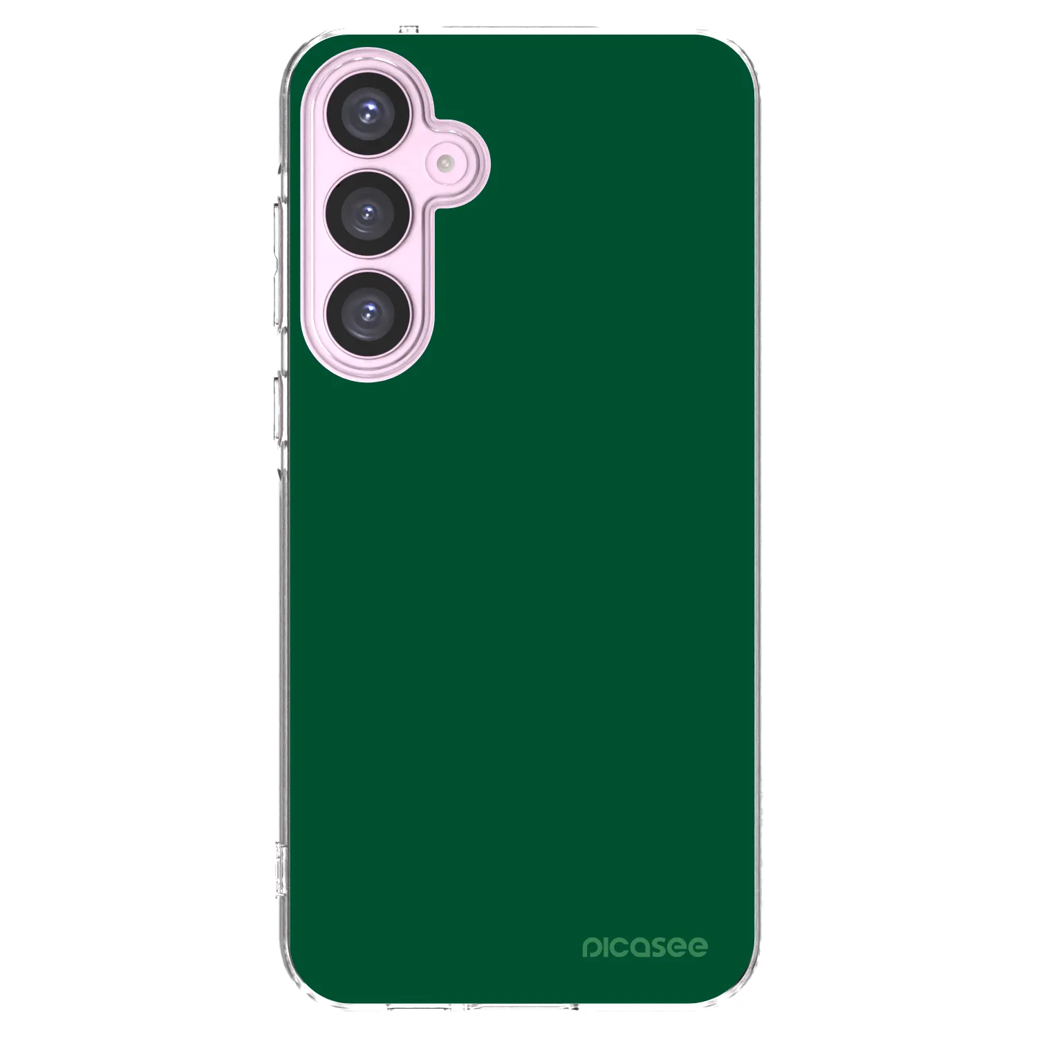 Picasee silikonska prozirna maskica za Samsung Galaxy A55 5G A556B - Green Gleam