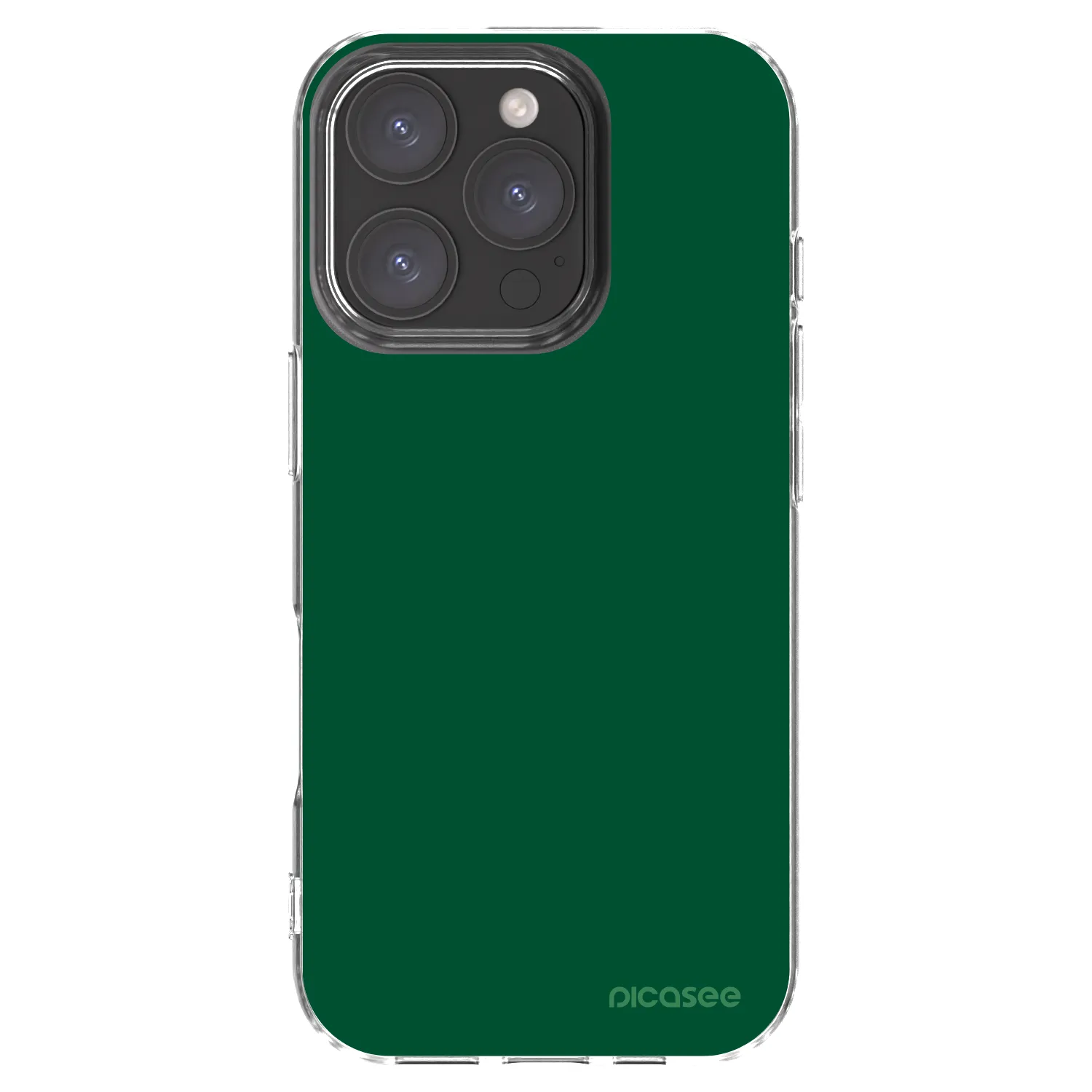 Picasee silikonska prozirna maskica za Apple iPhone 16 Pro - Green Gleam