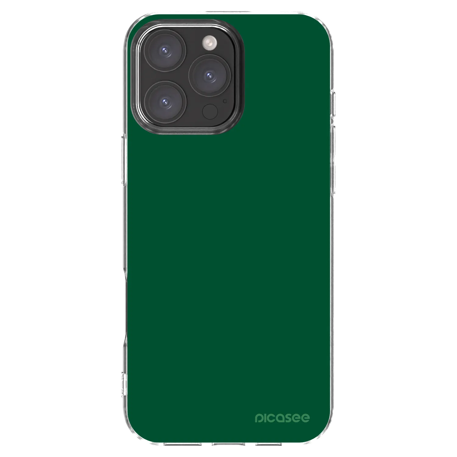 Picasee silikonska prozirna maskica za Apple iPhone 16 Pro Max - Green Gleam