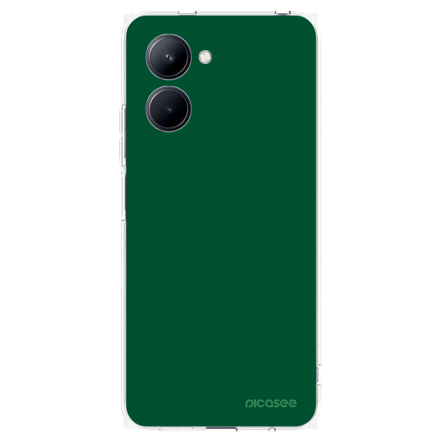 Picasee silikonska prozirna maskica za Realme C33 (2023) - Green Gleam
