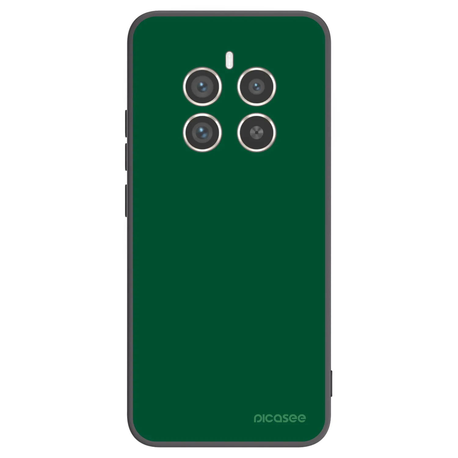 Picasee crna silikonska maskica za Realme 12 Pro 5G - Green Gleam