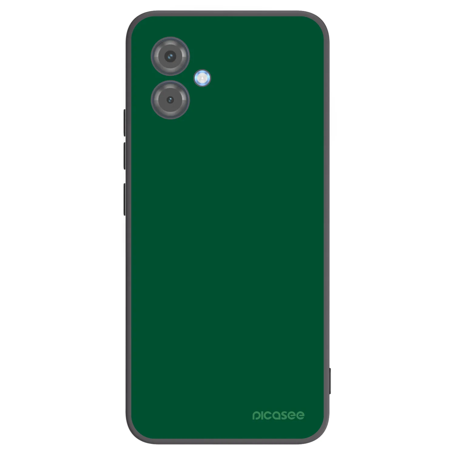 Picasee crna silikonska maskica za Motorola Moto G14 - Green Gleam
