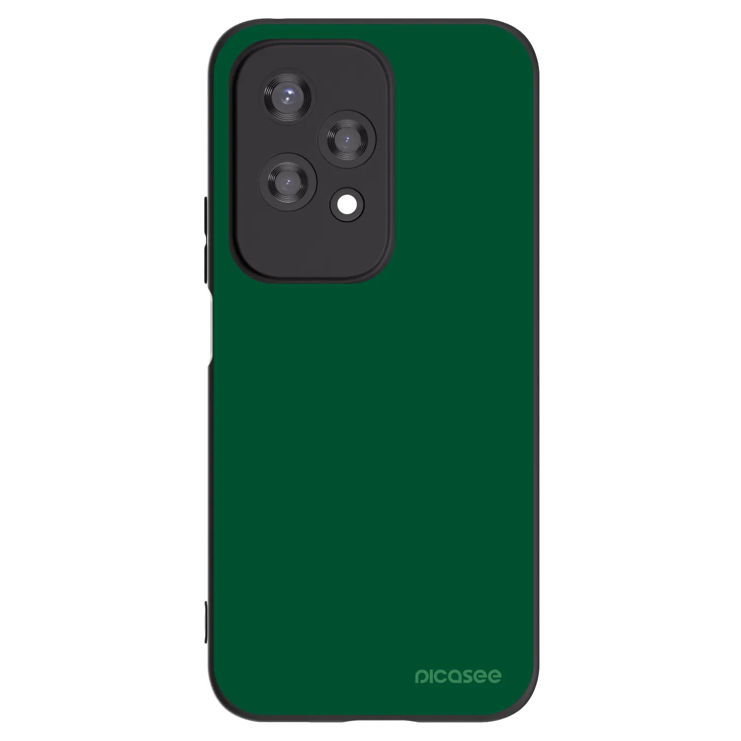 Picasee crna silikonska maskica za Honor 200 Lite - Green Gleam