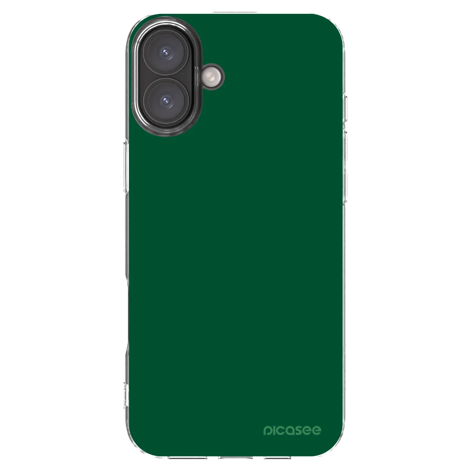 Picasee silikonska prozirna maskica za Apple iPhone 16 Plus - Green Gleam
