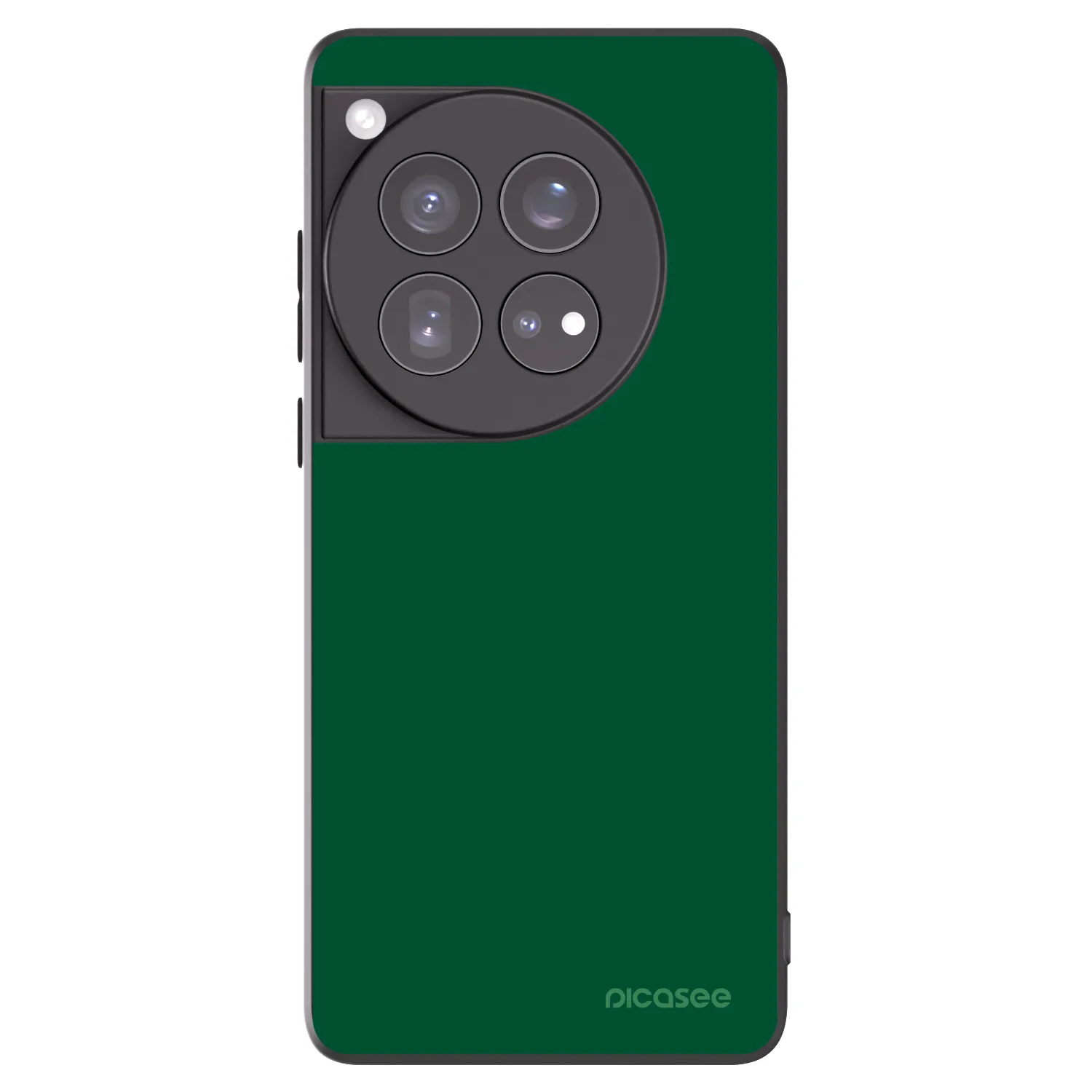 Picasee crna silikonska maskica za OnePlus 12 5G - Green Gleam