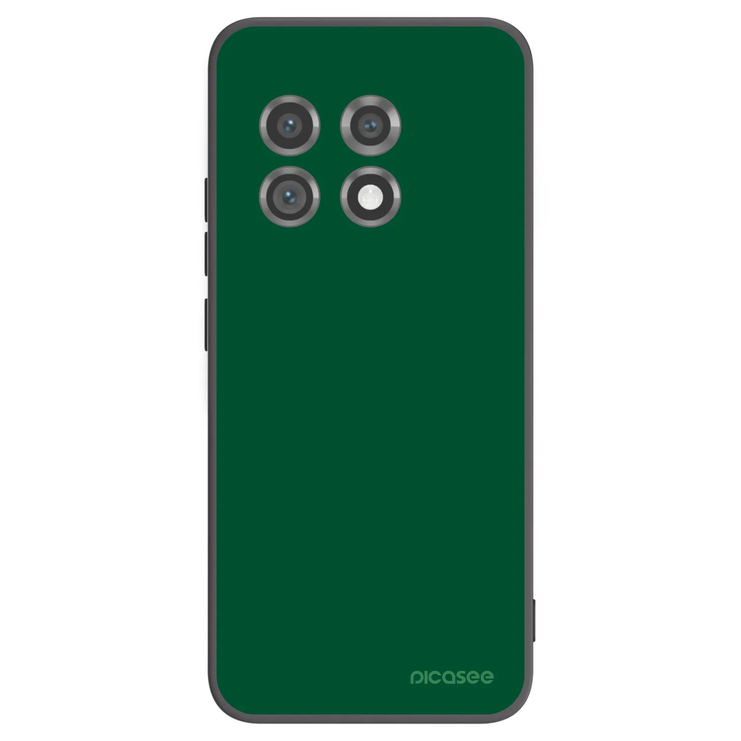 Picasee crna silikonska maskica za OnePlus 11 5G - Green Gleam