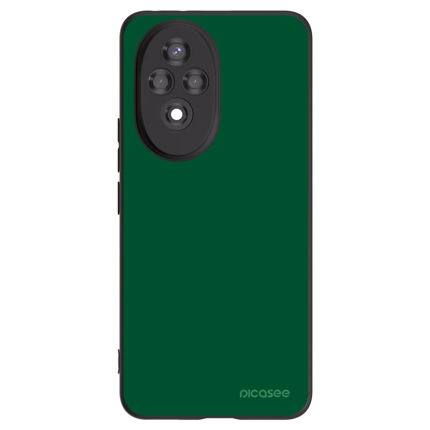 Picasee crna silikonska maskica za Honor 200 Pro 5G - Green Gleam