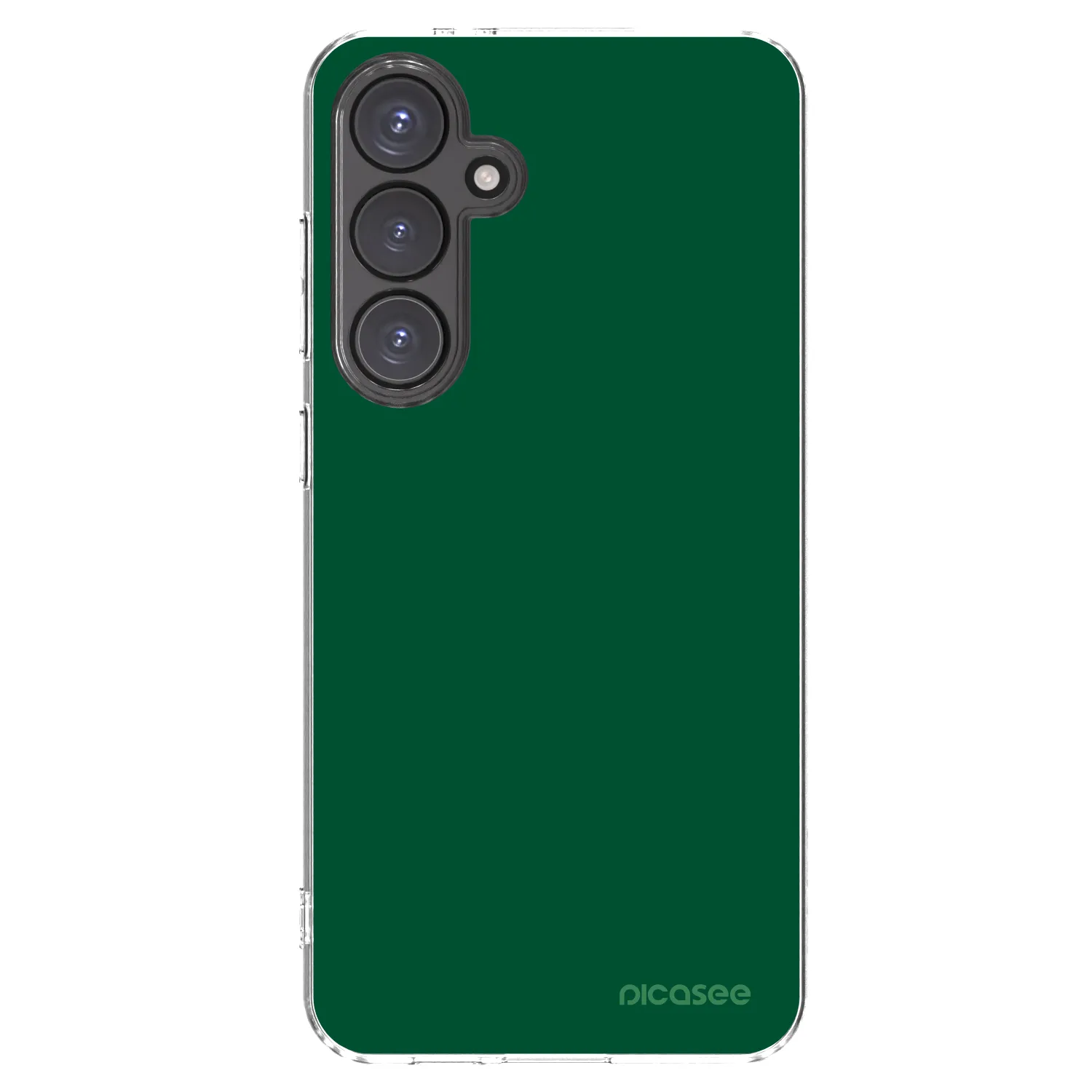 Picasee silikonska prozirna maskica za Samsung Galaxy S24 FE S721B - Green Gleam