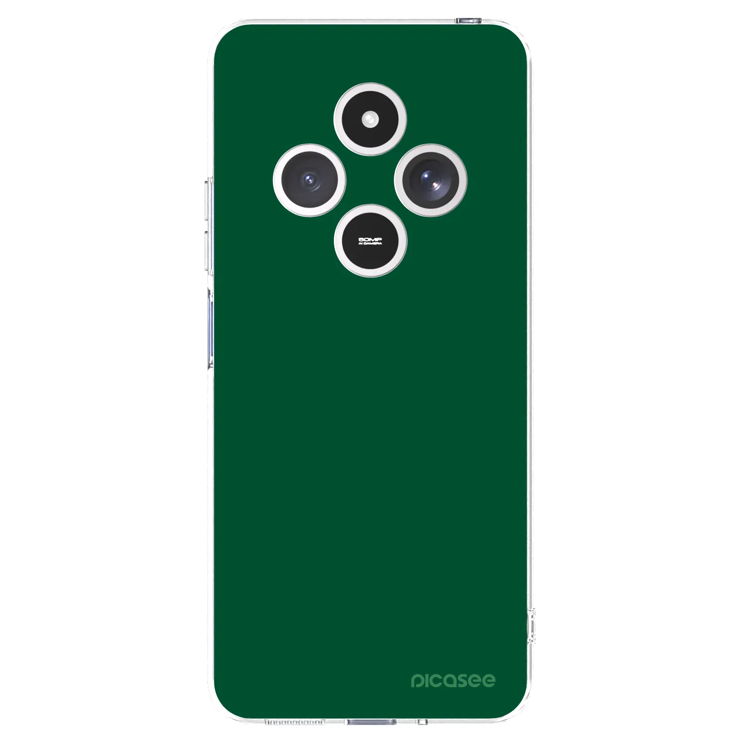 Picasee silikonska prozirna maskica za Xiaomi Redmi 14C - Green Gleam