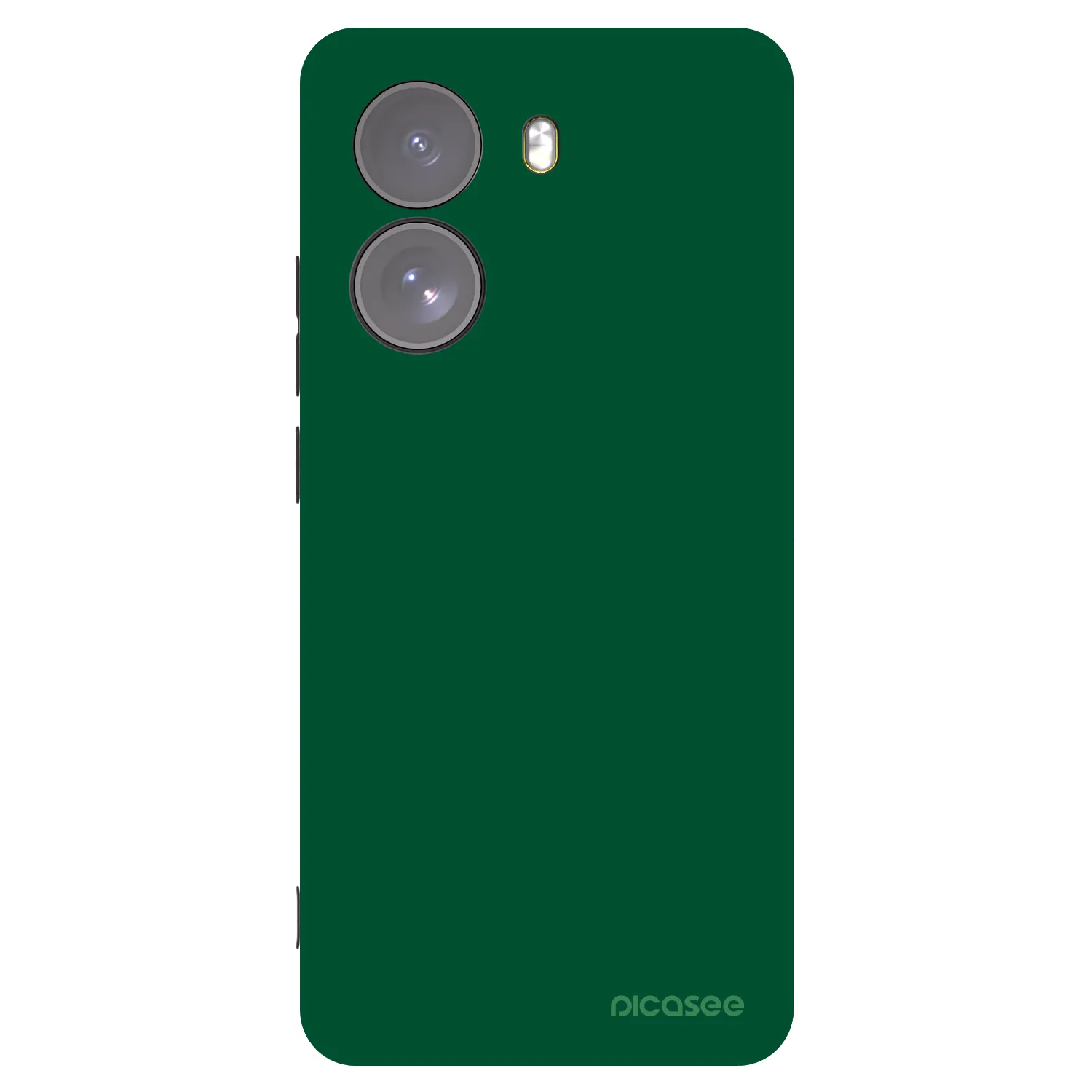 Picasee crna silikonska maskica za Xiaomi Poco X7 - Green Gleam