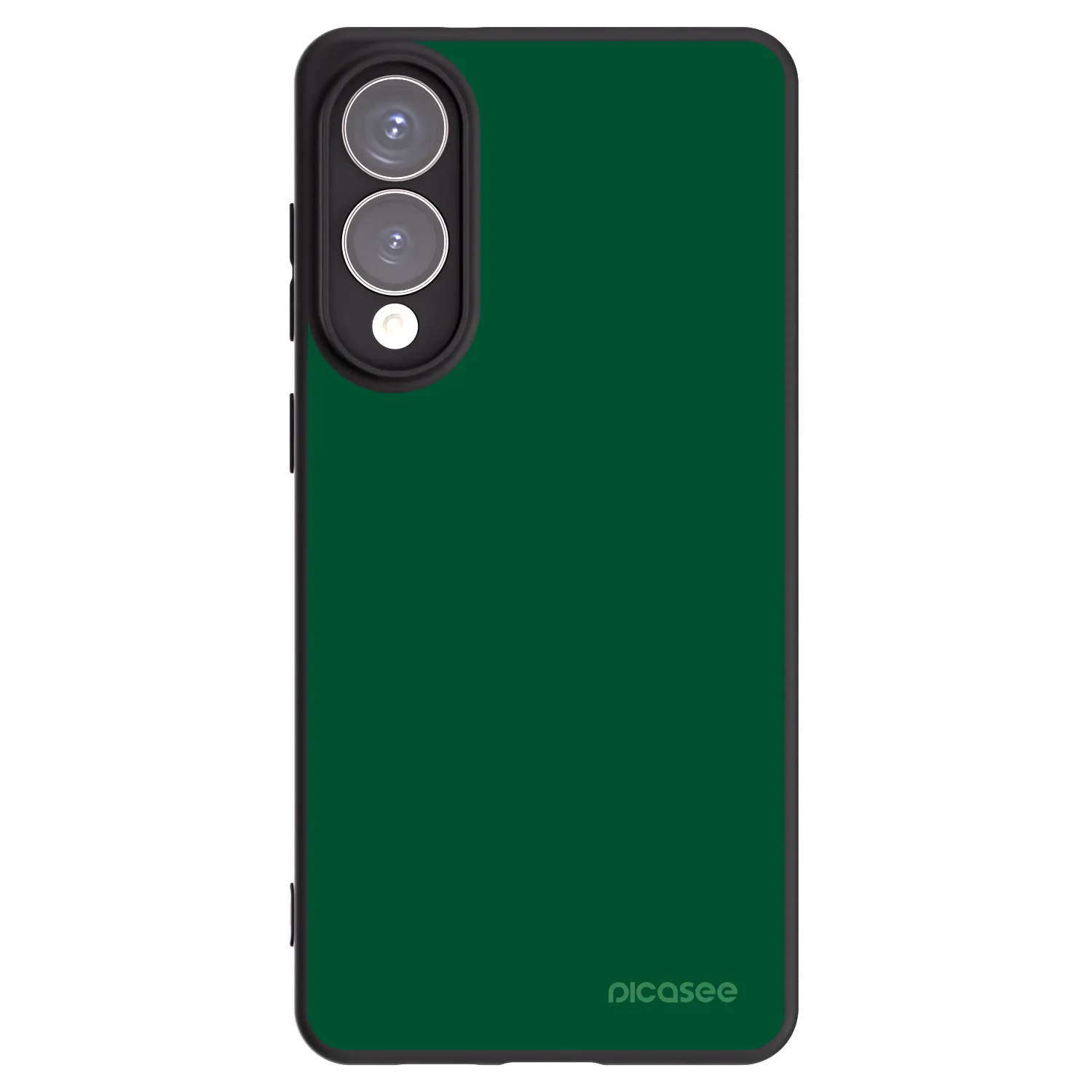 Picasee crna silikonska maskica za Samsung Galaxy S25 Edge 5G - Green Gleam