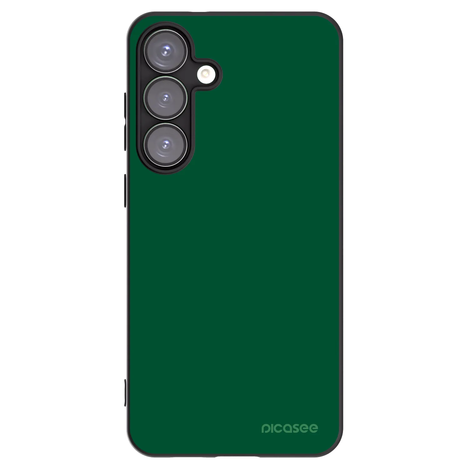 Picasee crna silikonska maskica za Samsung Galaxy S25+ 5G - Green Gleam