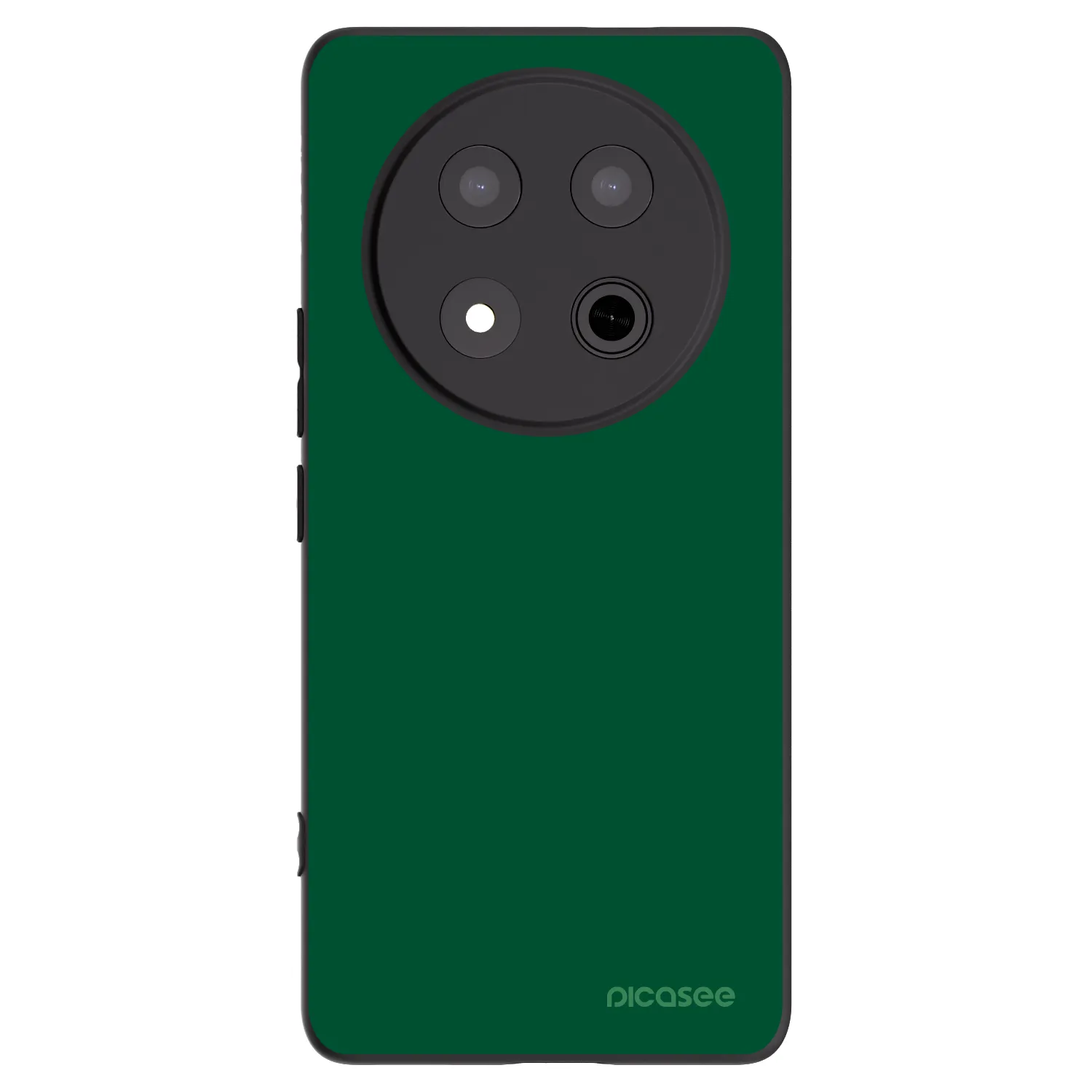Picasee crna silikonska maskica za Honor Magic7 Lite 5G - Green Gleam
