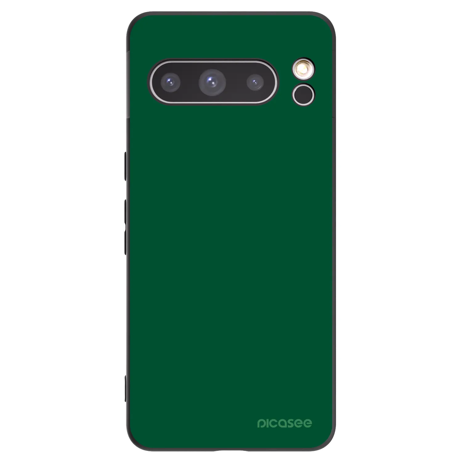 Picasee crna silikonska maskica za Google Pixel 8 Pro - Green Gleam