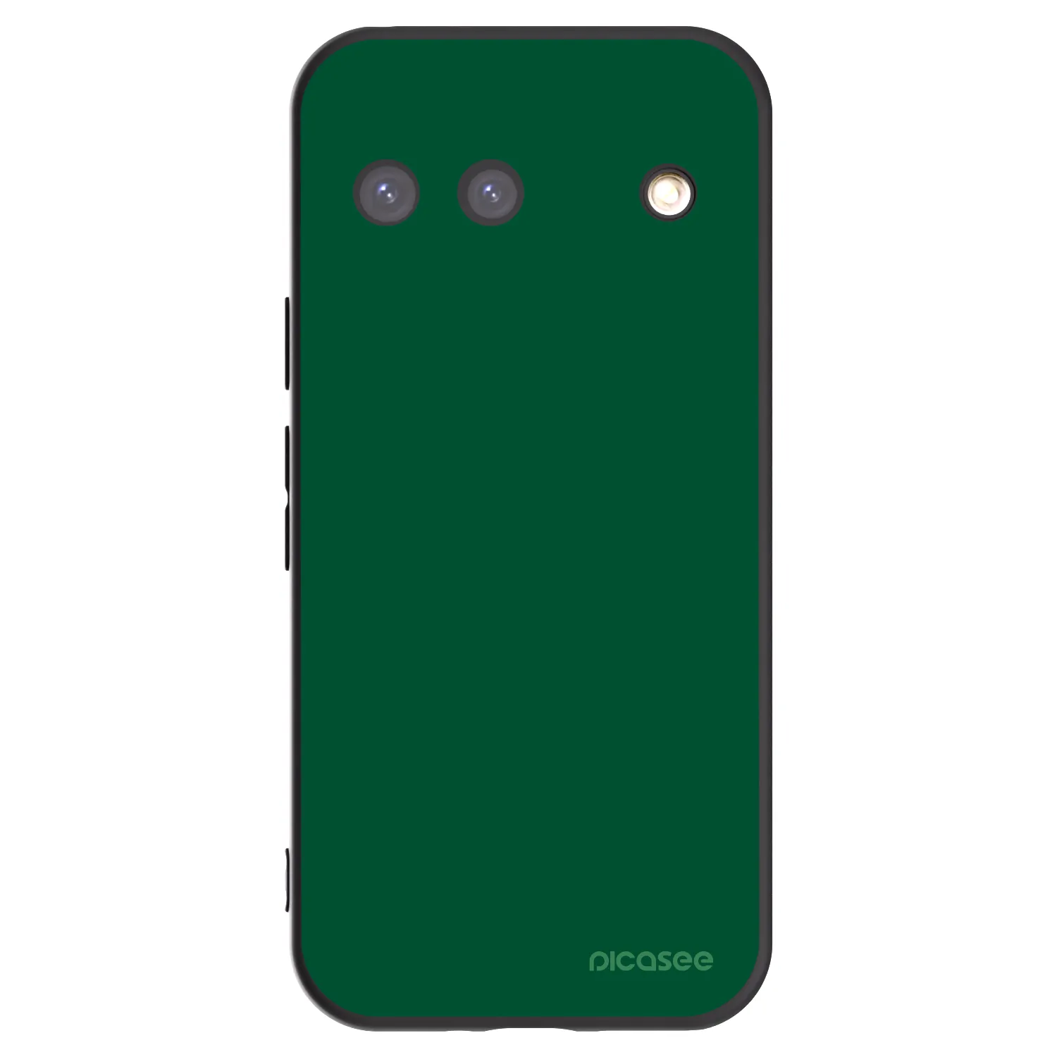 Picasee crna silikonska maskica za Google Pixel 9 - Green Gleam