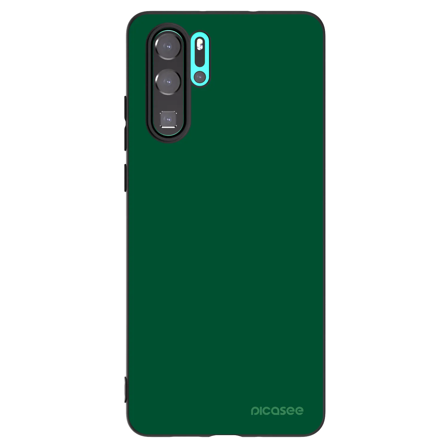 Picasee crna silikonska maskica za Huawei P30 Pro - Green Gleam