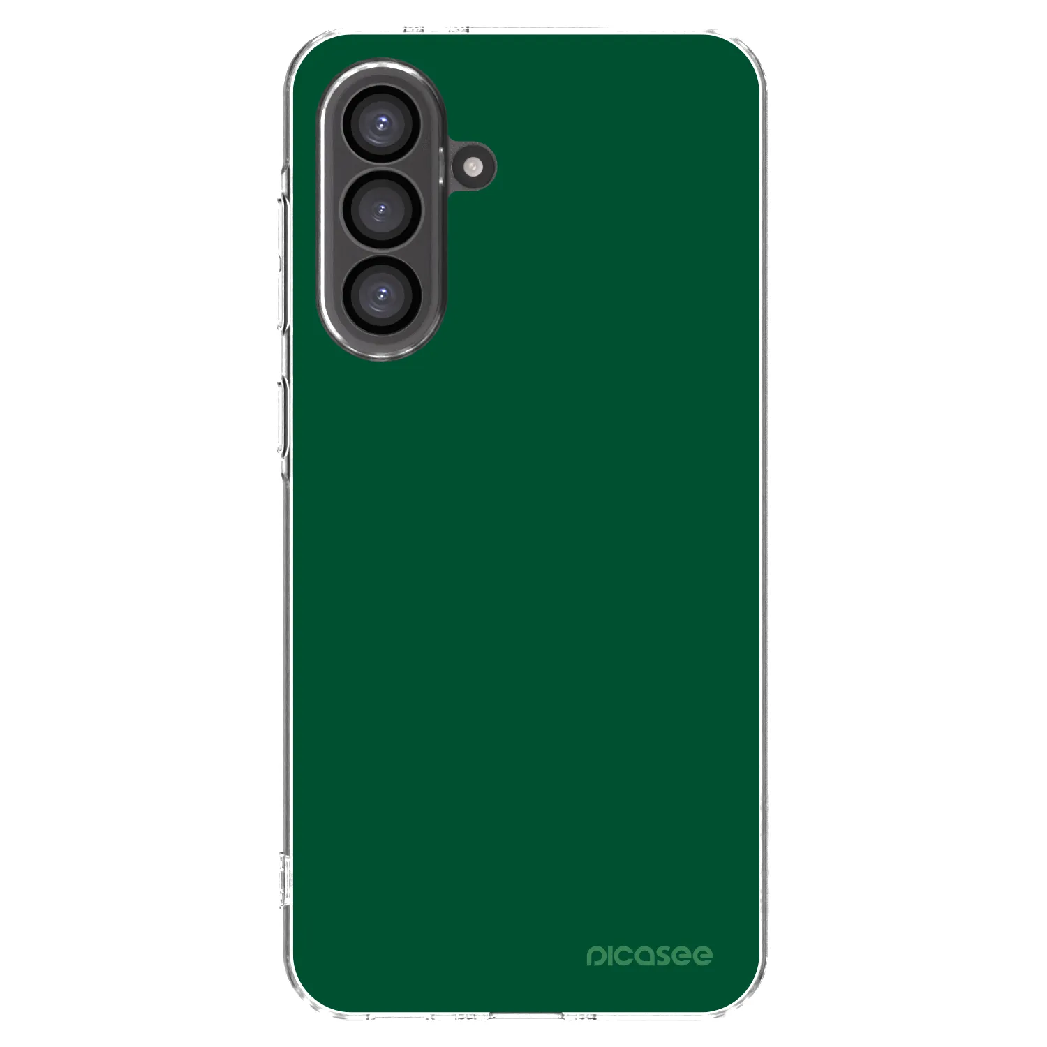 Picasee silikonska prozirna maskica za Samsung Galaxy A56 5G A566B - Green Gleam