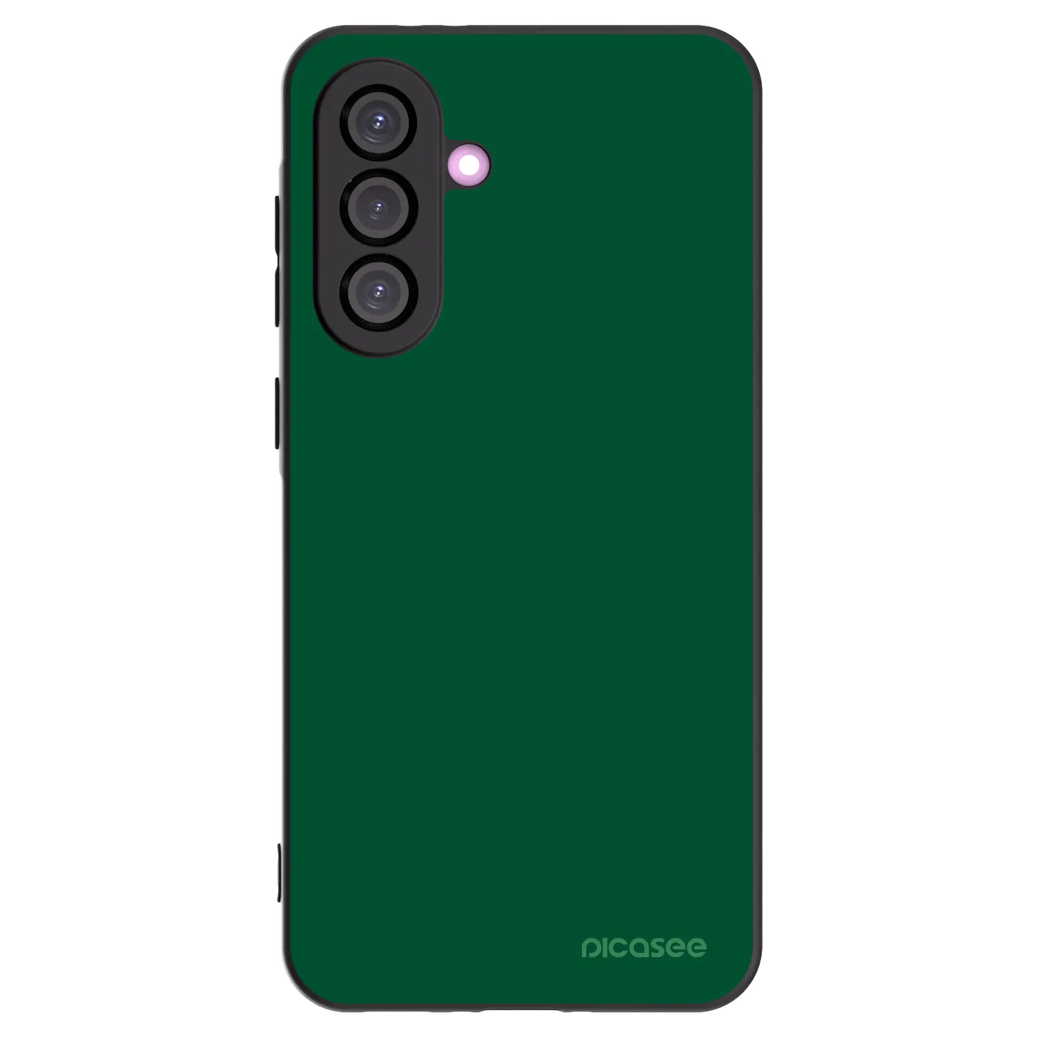 Picasee crna silikonska maskica za Samsung Galaxy A36 5G - Green Gleam