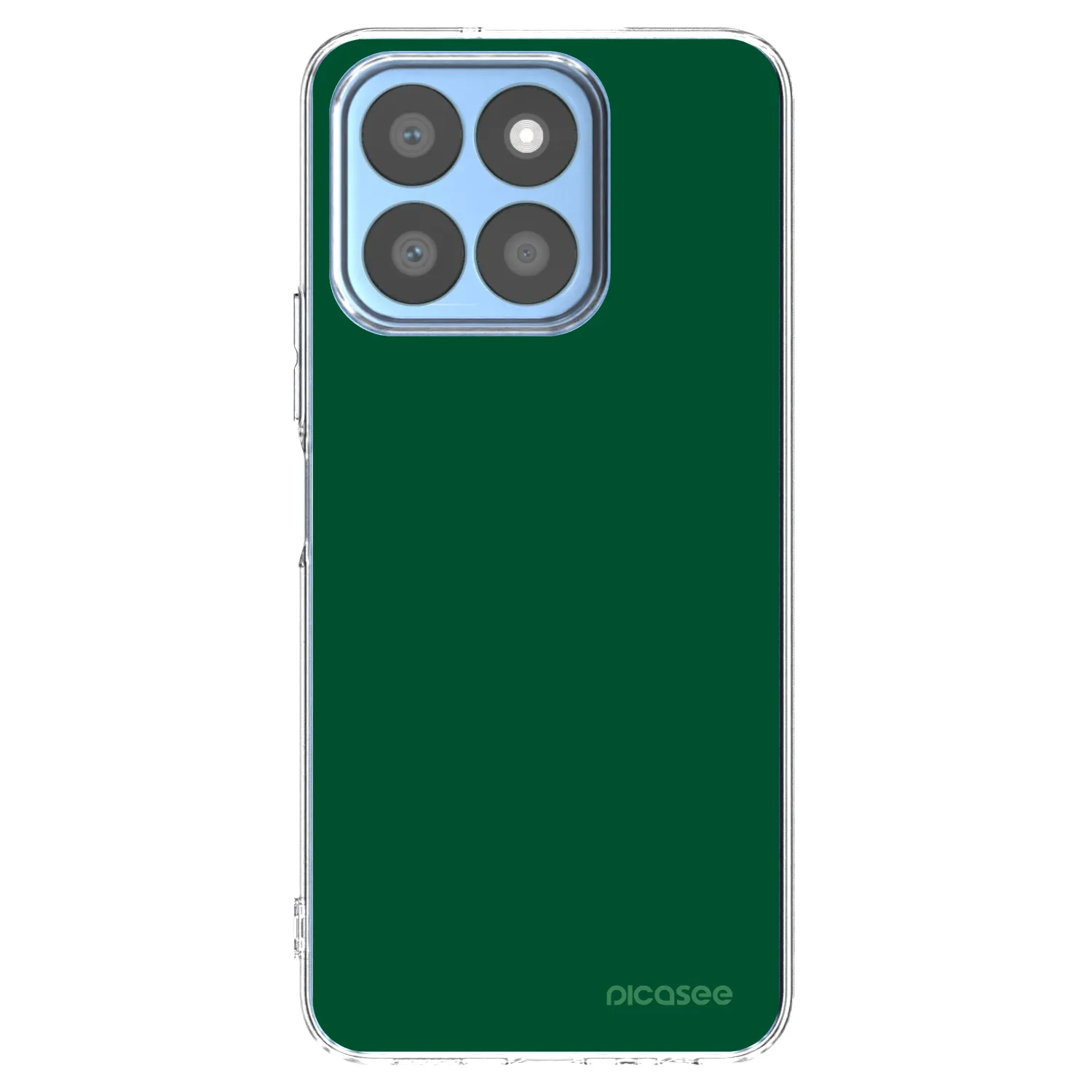 Picasee silikonska prozirna maskica za Honor X8c - Green Gleam