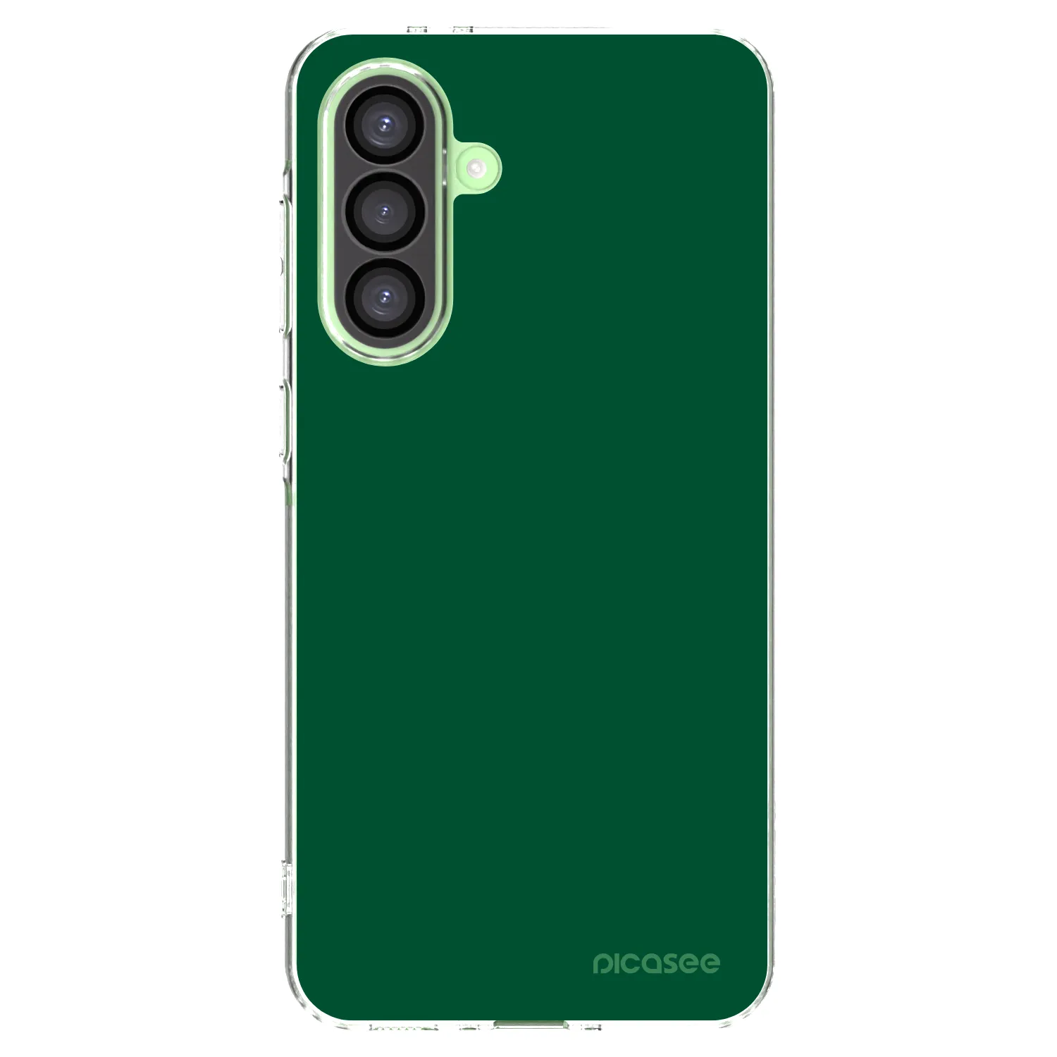 Picasee silikonska prozirna maskica za Samsung Galaxy A26 5G A266B - Green Gleam