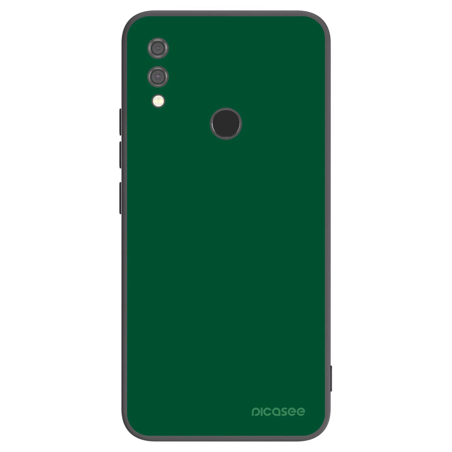 Picasee crna silikonska maskica za Xiaomi Redmi Note 7 - Green Gleam